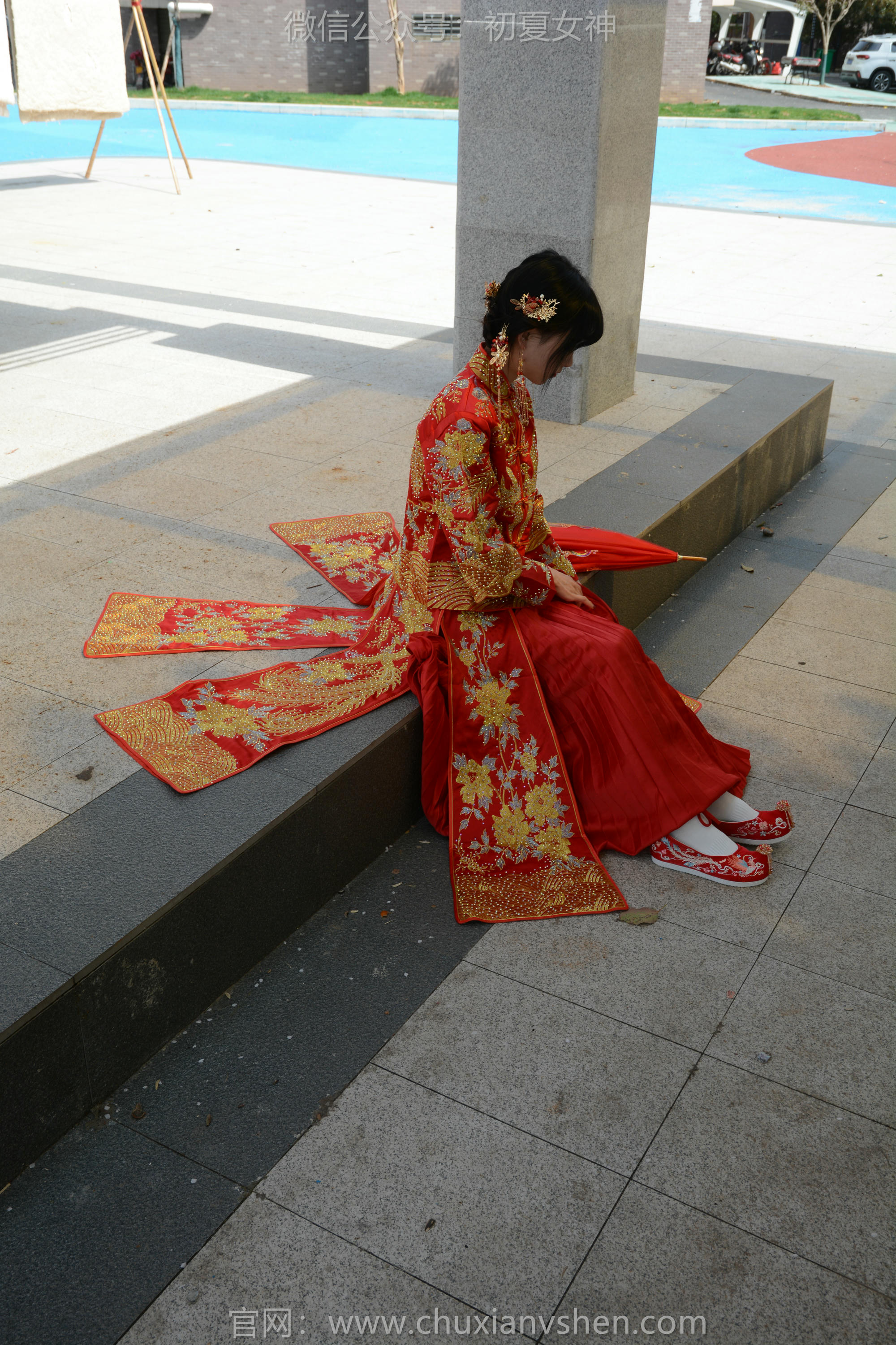 初夏女神 NO.160 柒柒 最美新娘 [140P1V-5.56GB]_第4集