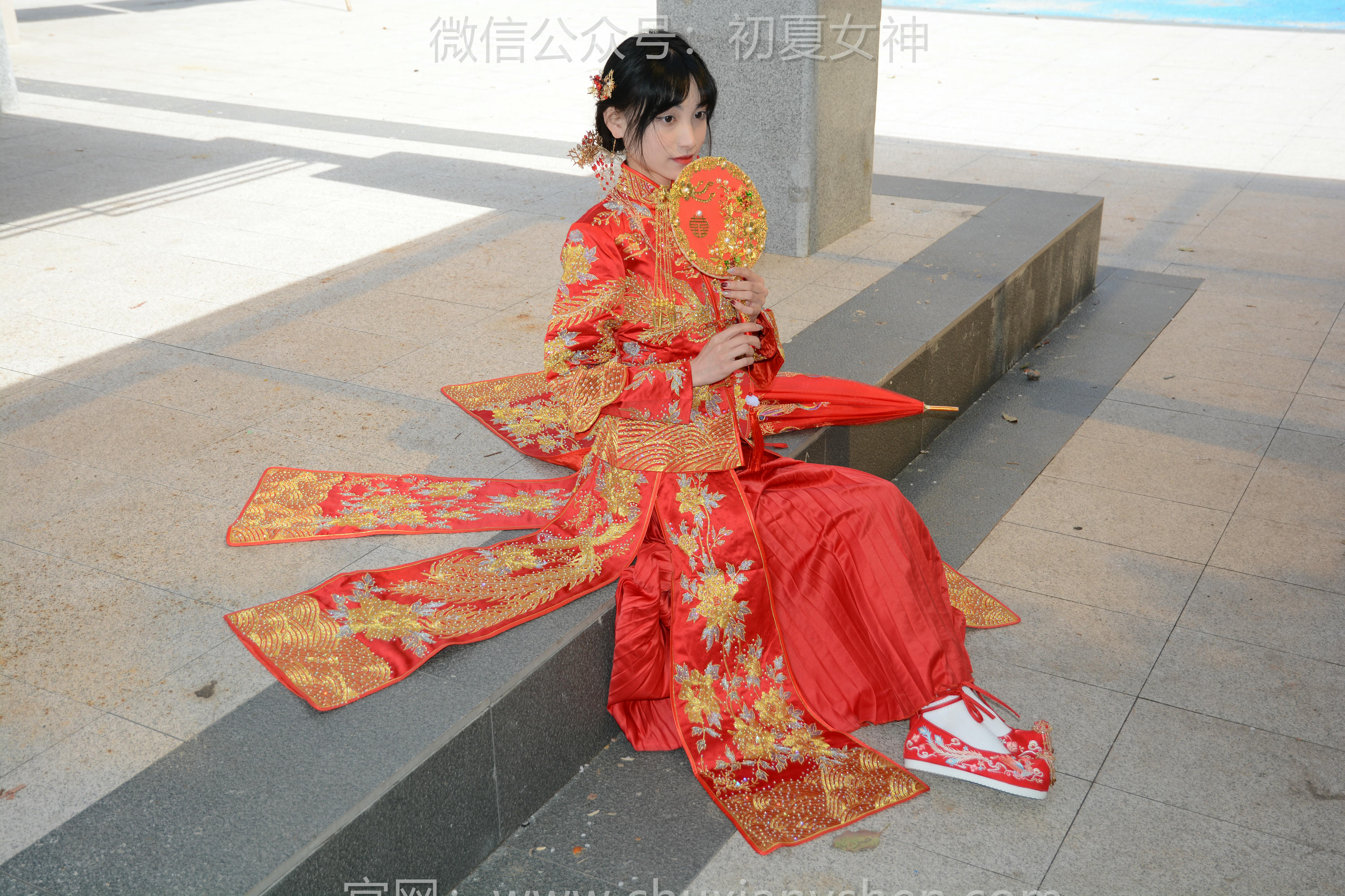 初夏女神 NO.160 柒柒 最美新娘 [140P1V-5.56GB]_第5集