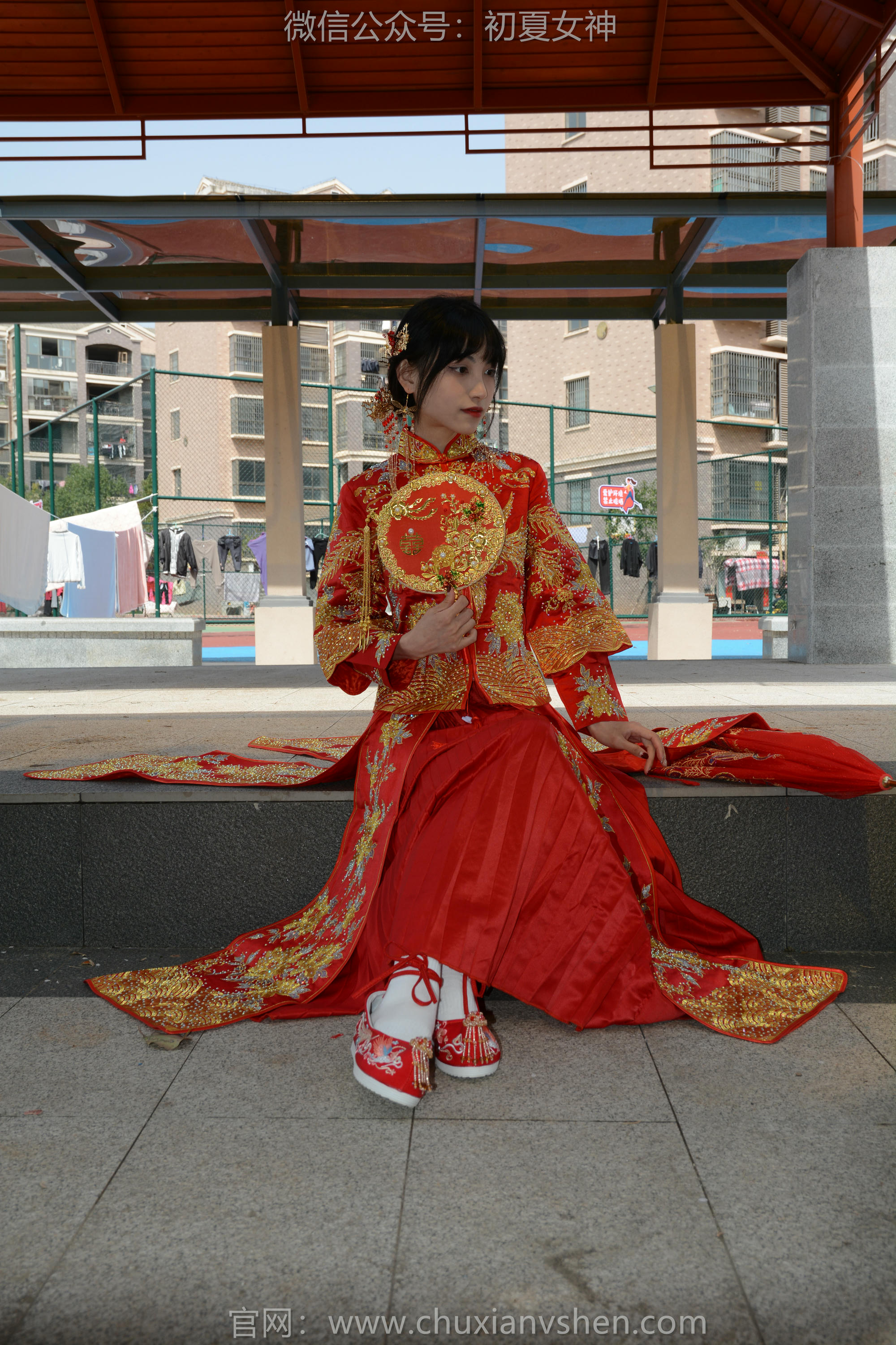 初夏女神 NO.160 柒柒 最美新娘 [140P1V-5.56GB]_第5集