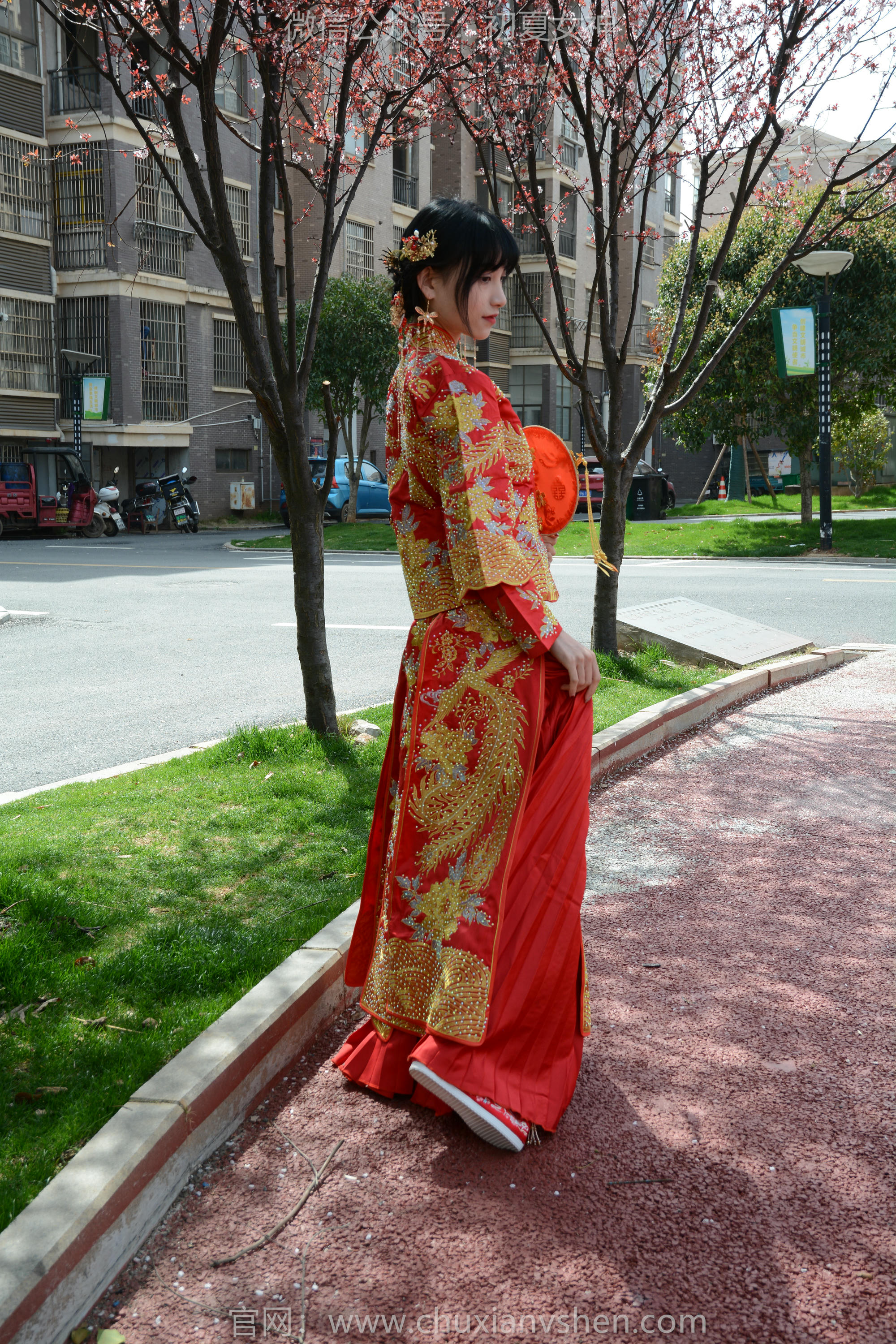 初夏女神 NO.160 柒柒 最美新娘 [140P1V-5.56GB]_第5集