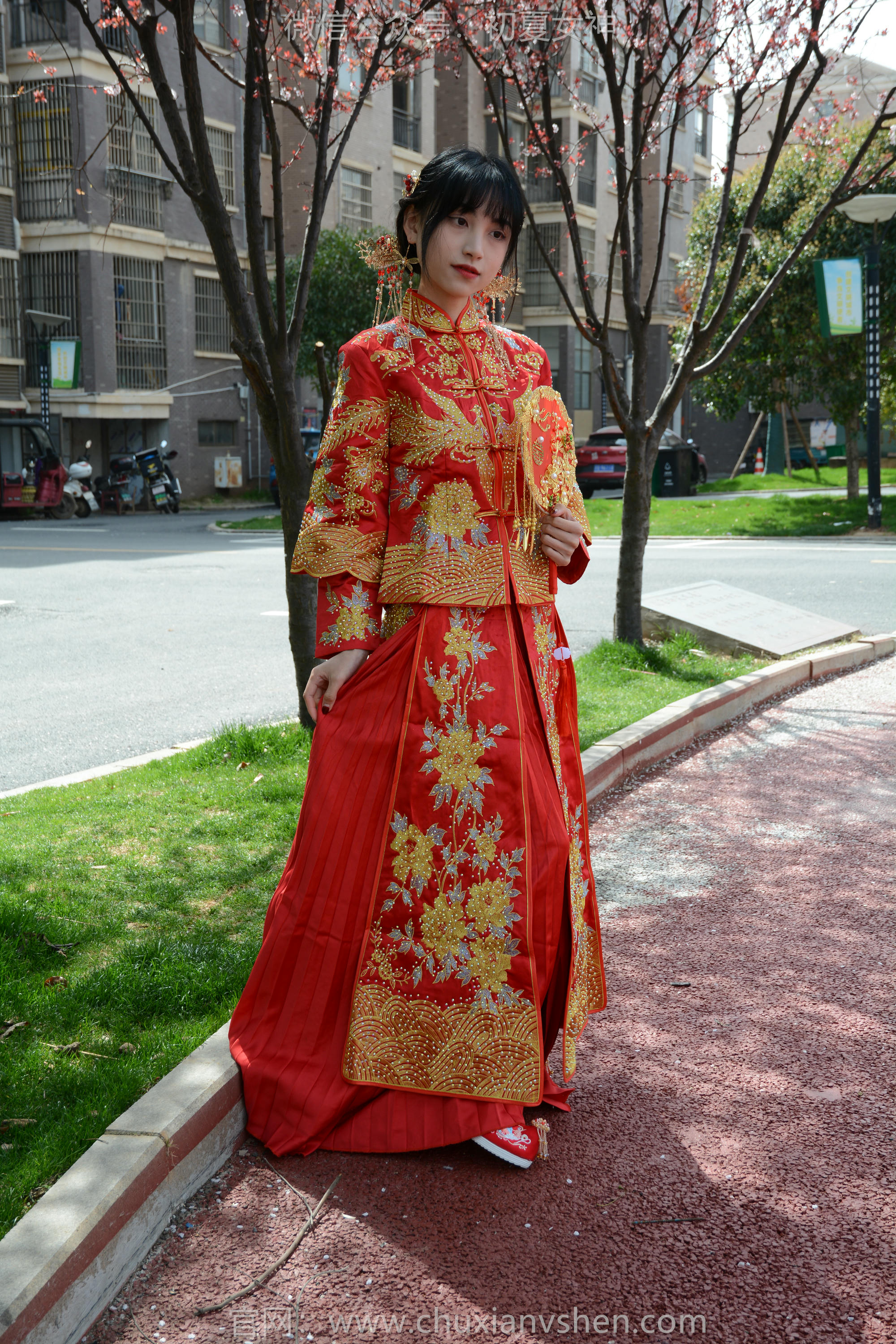 初夏女神 NO.160 柒柒 最美新娘 [140P1V-5.56GB]_第5集