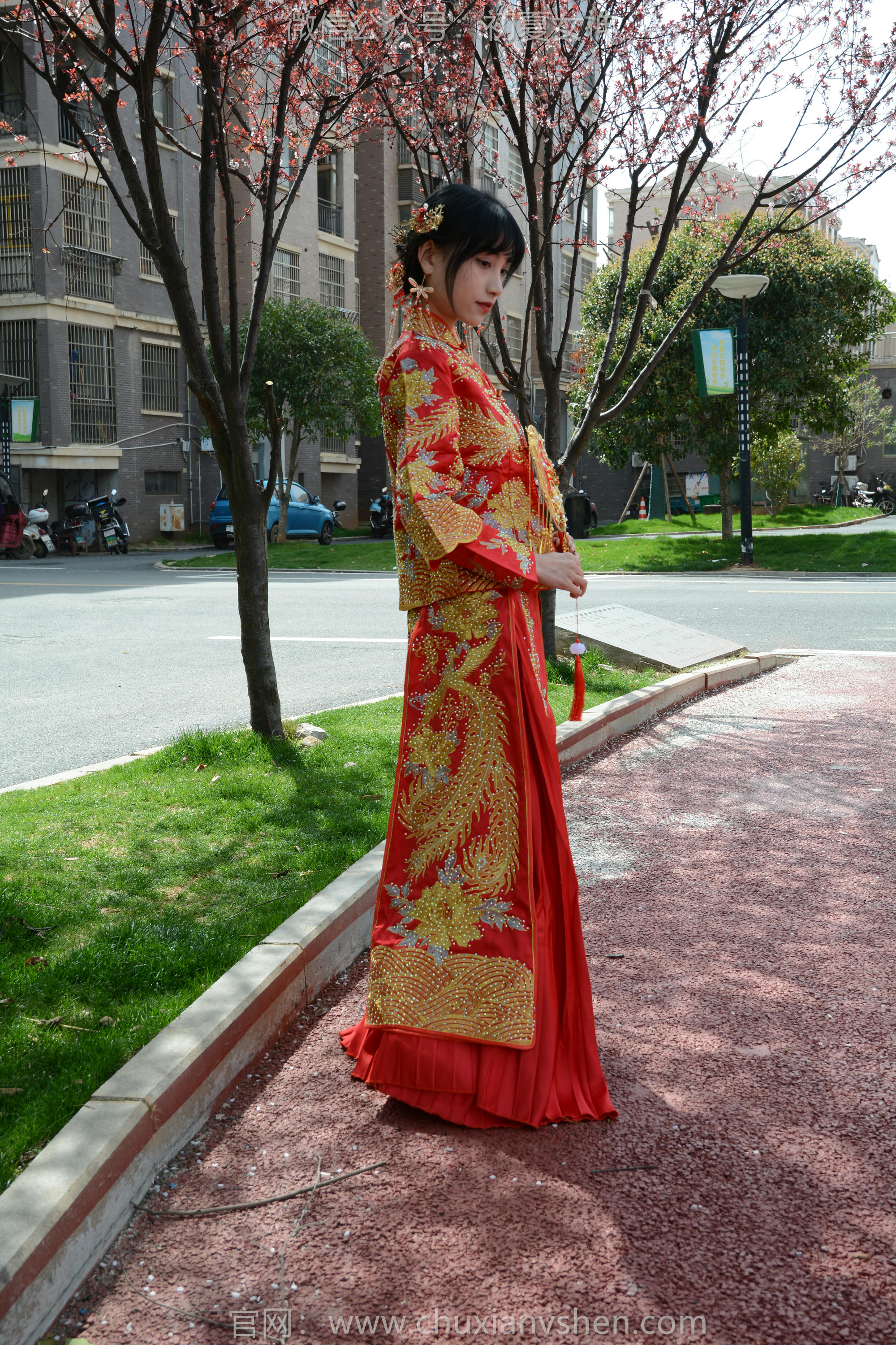 初夏女神 NO.160 柒柒 最美新娘 [140P1V-5.56GB]_第5集