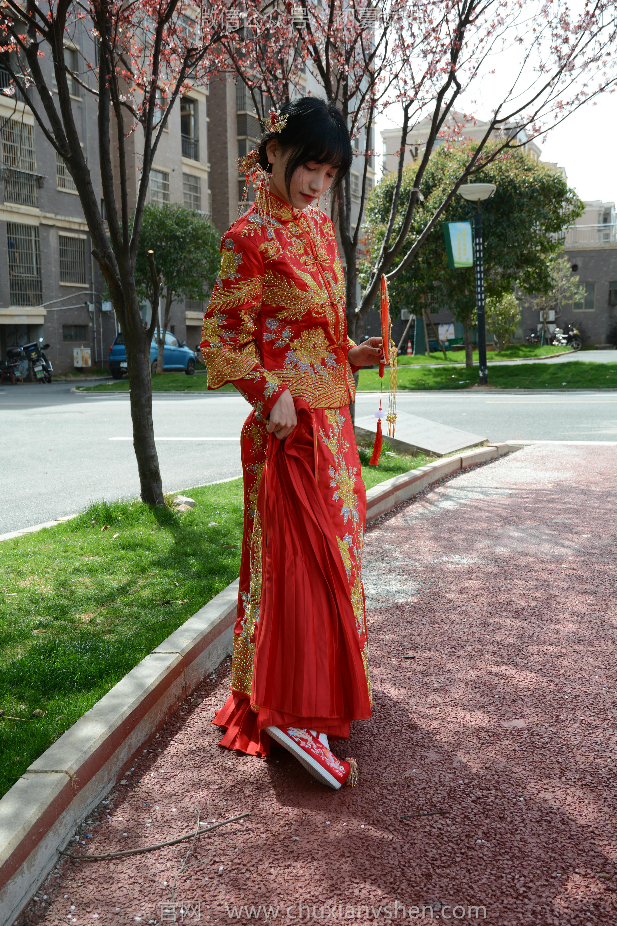 初夏女神 NO.160 柒柒 最美新娘 [140P1V-5.56GB]_第5集