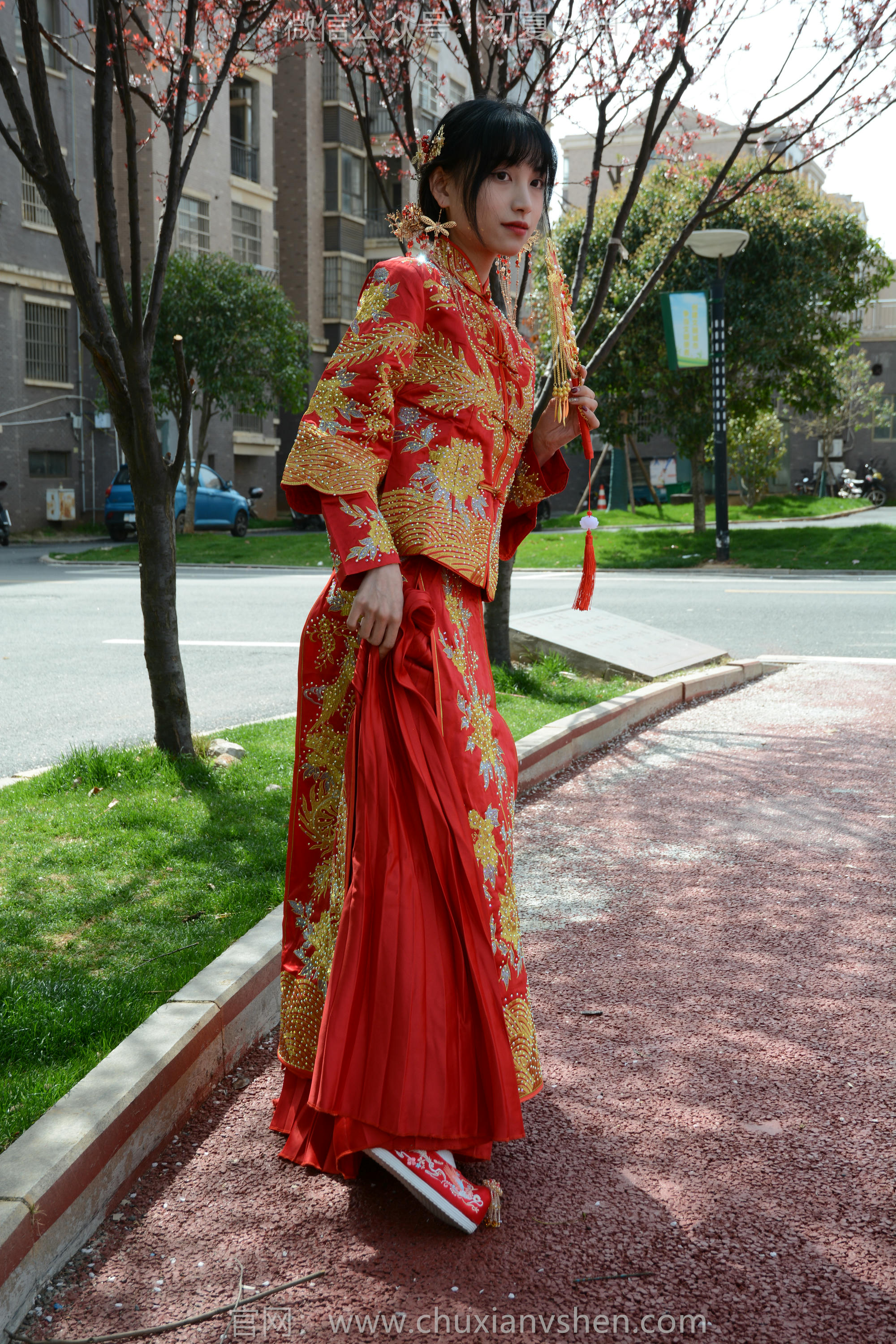 初夏女神 NO.160 柒柒 最美新娘 [140P1V-5.56GB]_第5集