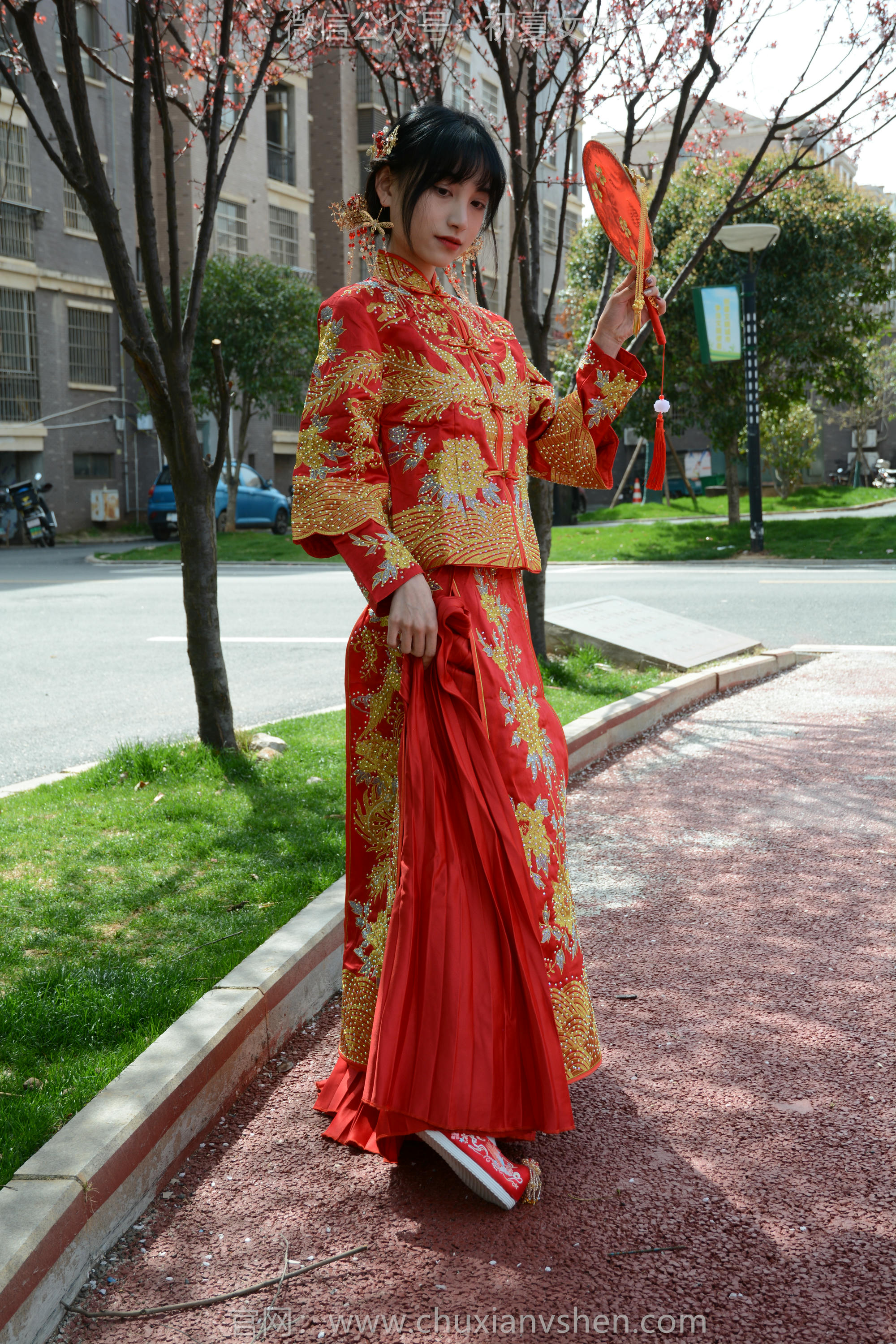 初夏女神 NO.160 柒柒 最美新娘 [140P1V-5.56GB]_第5集