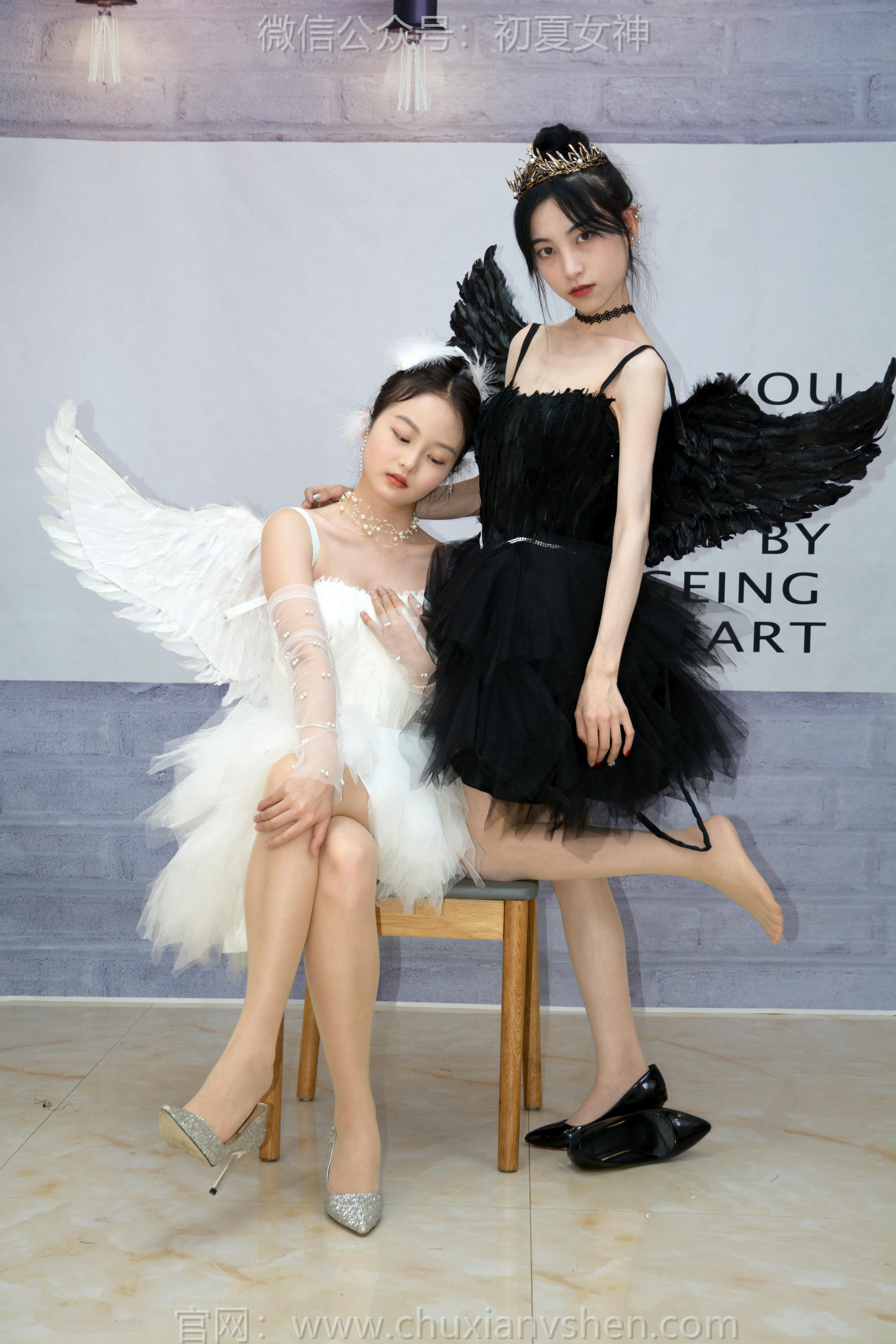 初夏女神 NO.198 柒柒、双双 黑白天鹅 [90P1V-4.28GB]_第3集