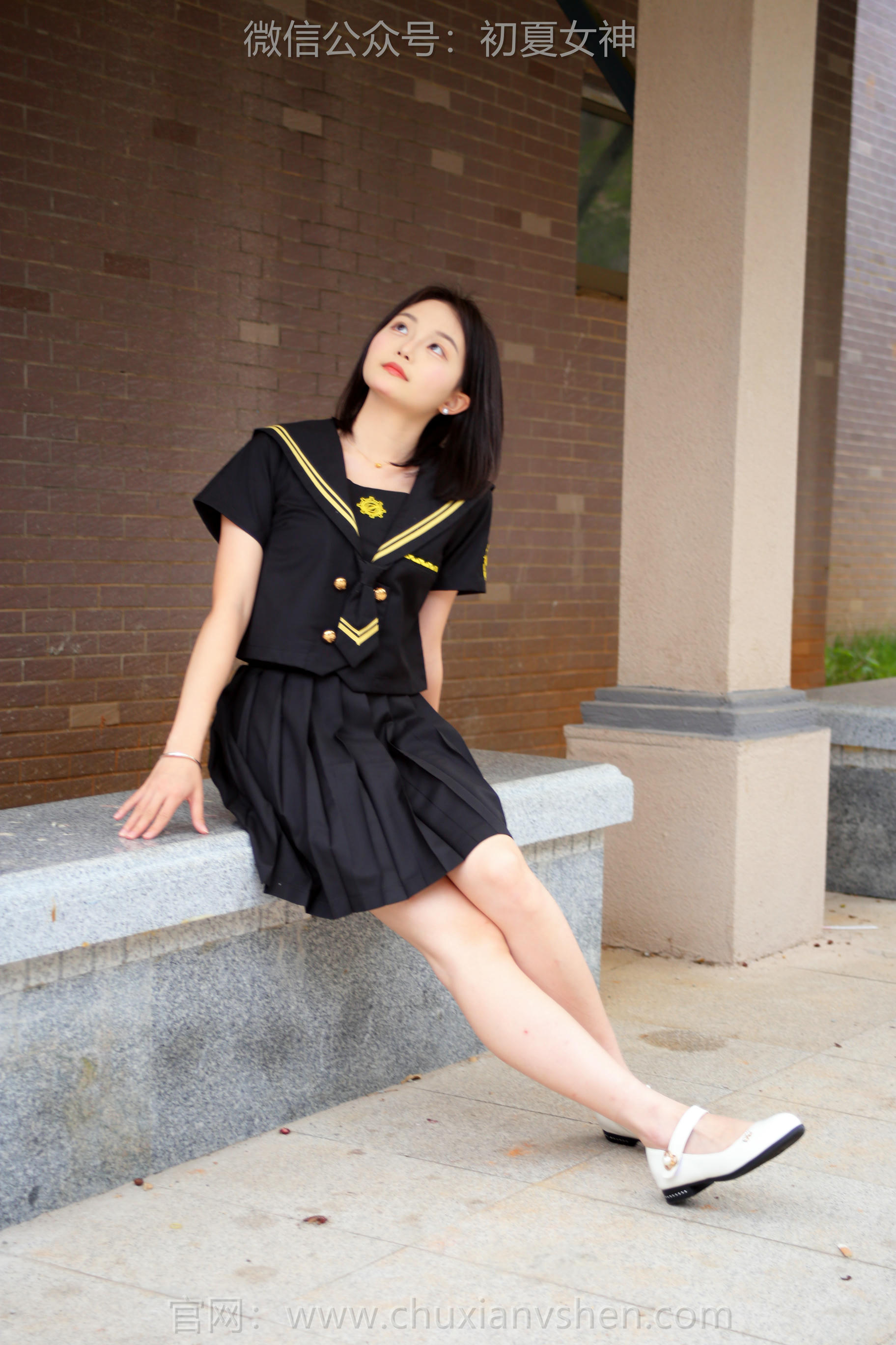 初夏女神 NO.207 双双 黑系水手服 [100P1V-3.45GB]_第1集