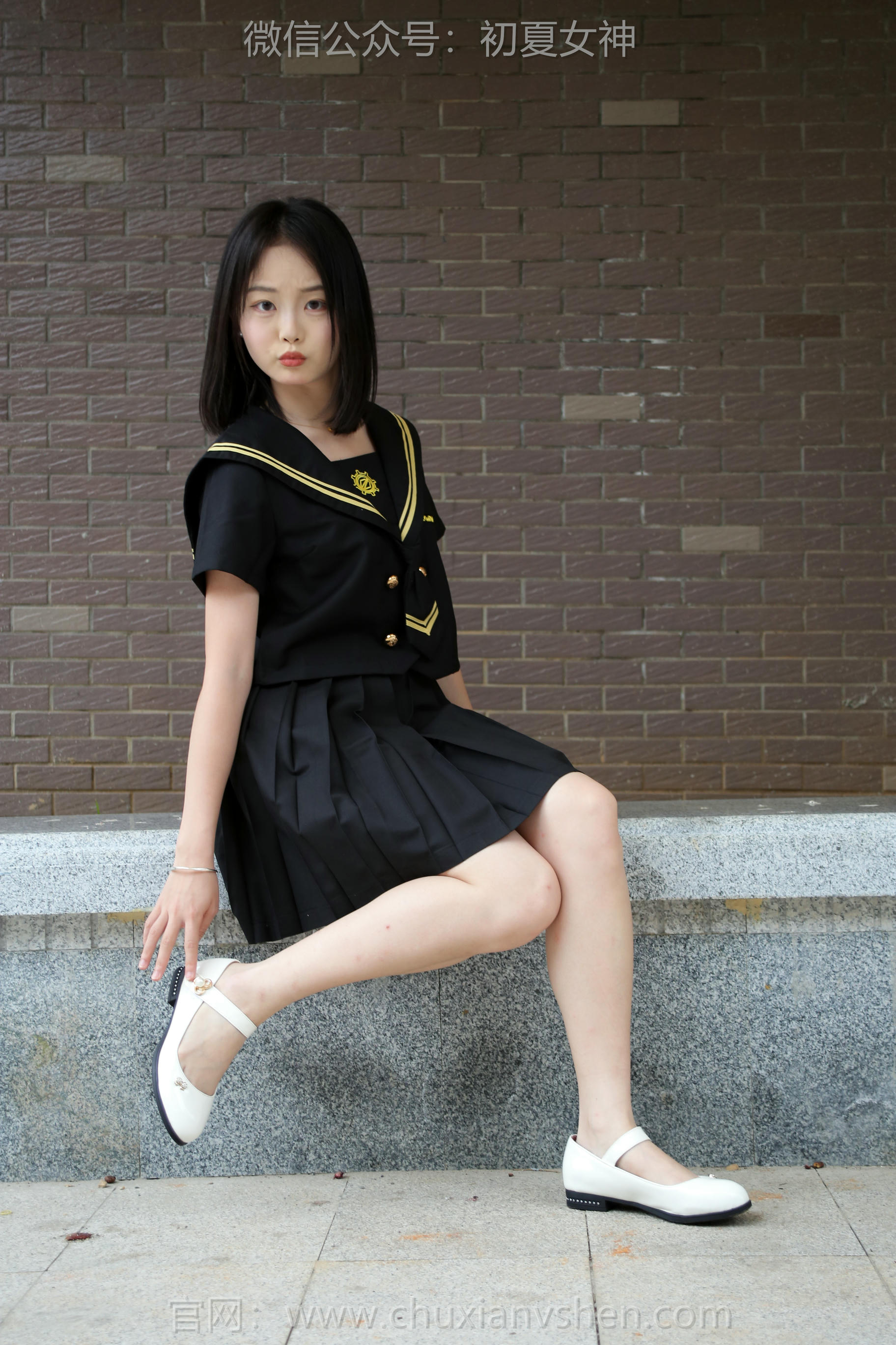 初夏女神 NO.207 双双 黑系水手服 [100P1V-3.45GB]_第1集