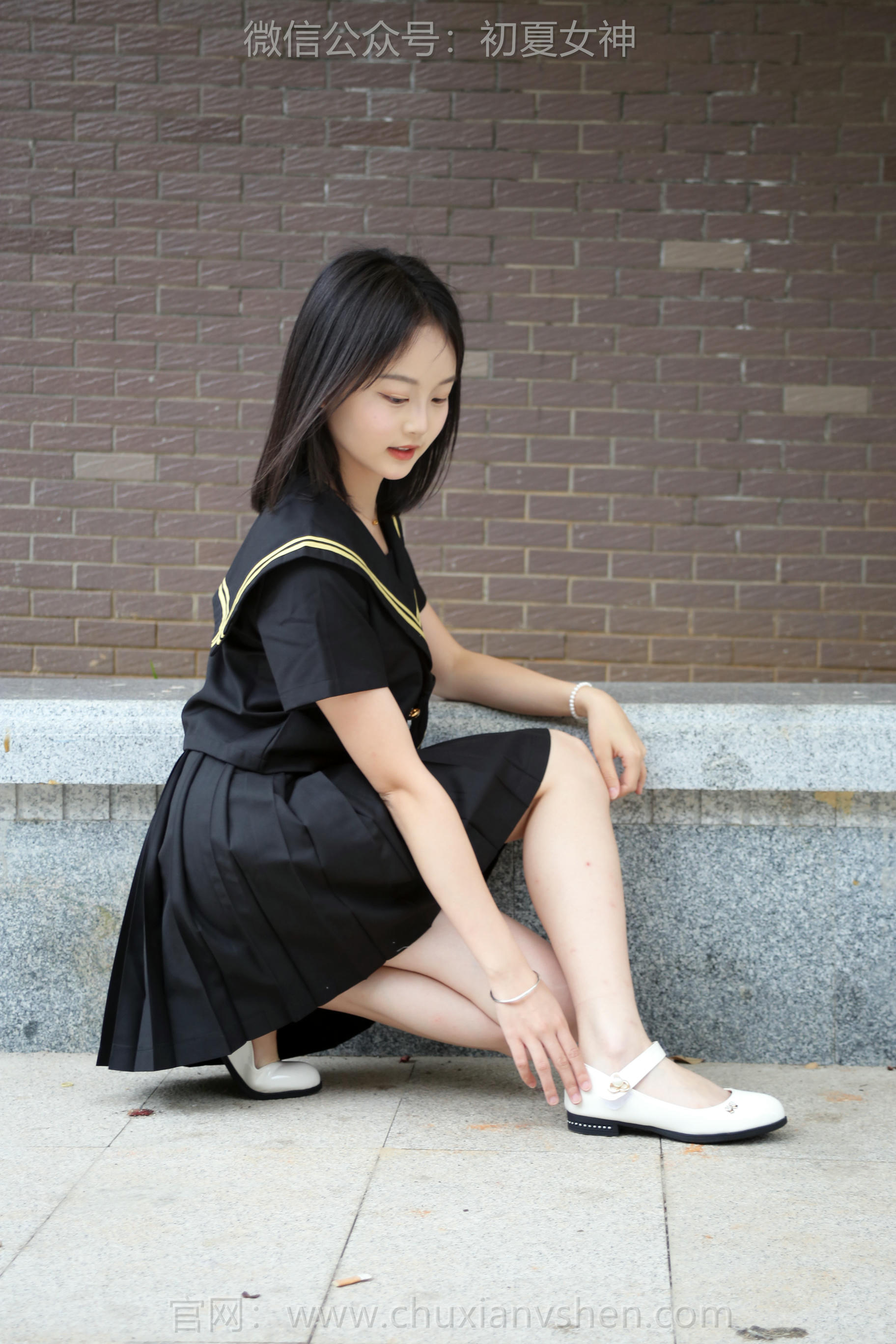 初夏女神 NO.207 双双 黑系水手服 [100P1V-3.45GB]_第2集