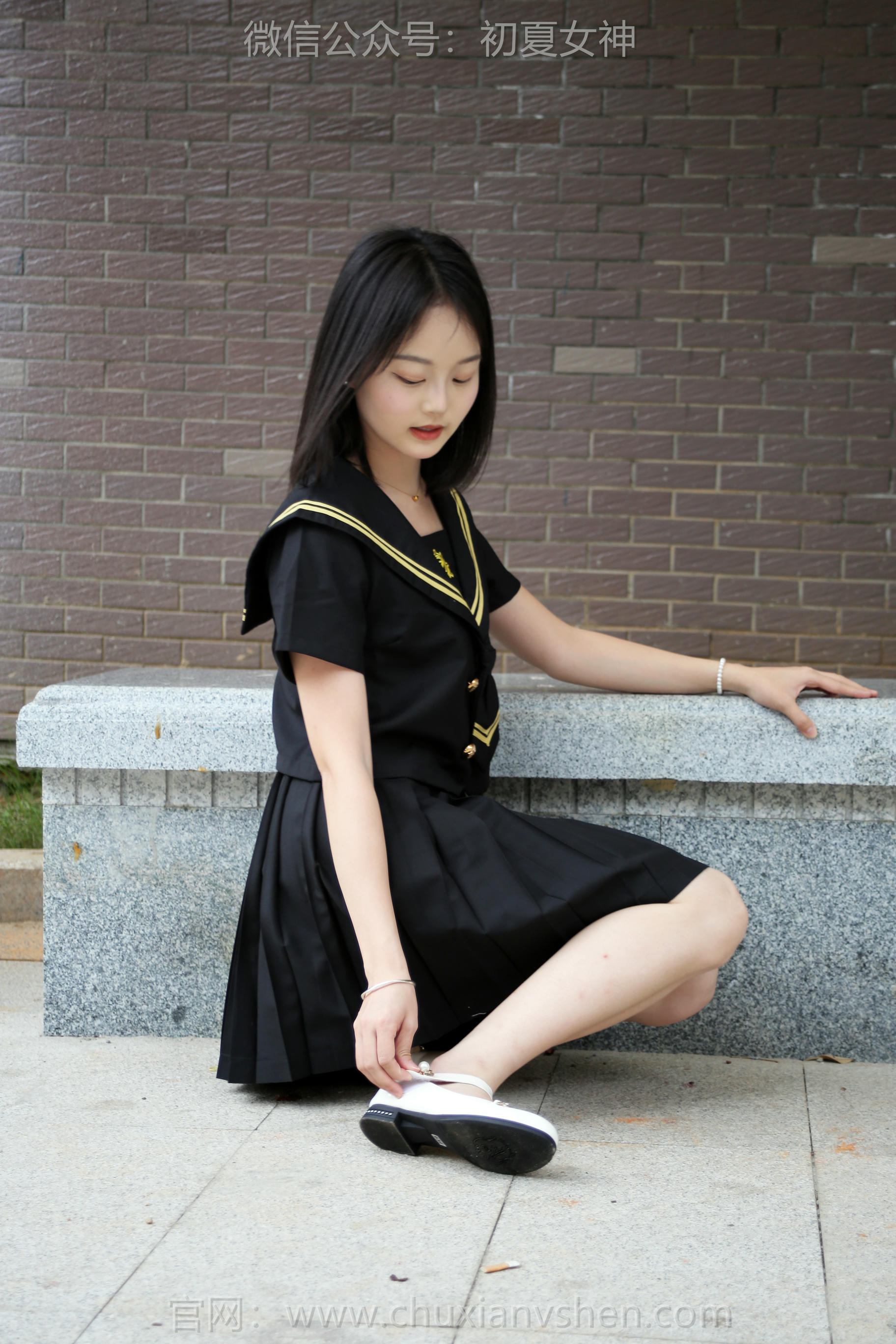 初夏女神 NO.207 双双 黑系水手服 [100P1V-3.45GB]_第2集