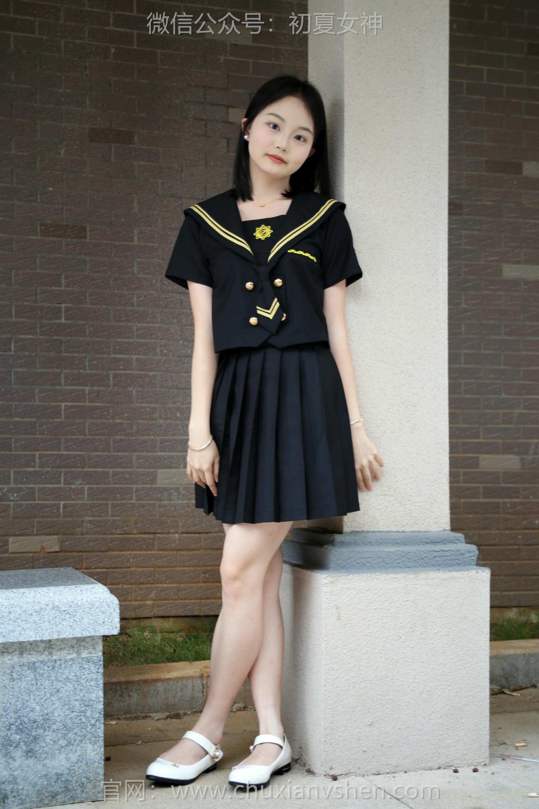 初夏女神 NO.207 双双 黑系水手服 [100P1V-3.45GB]_第2集