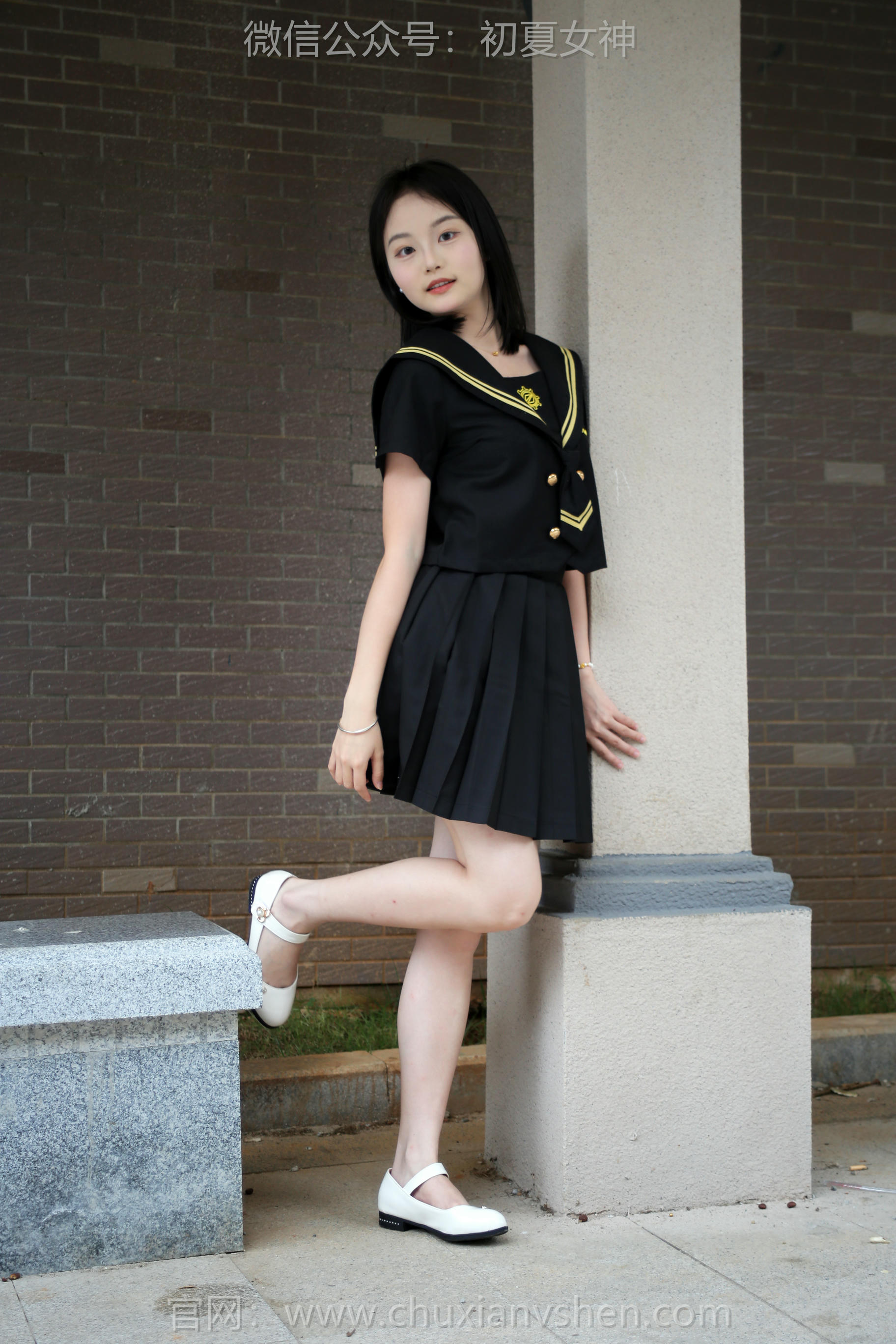 初夏女神 NO.207 双双 黑系水手服 [100P1V-3.45GB]_第2集