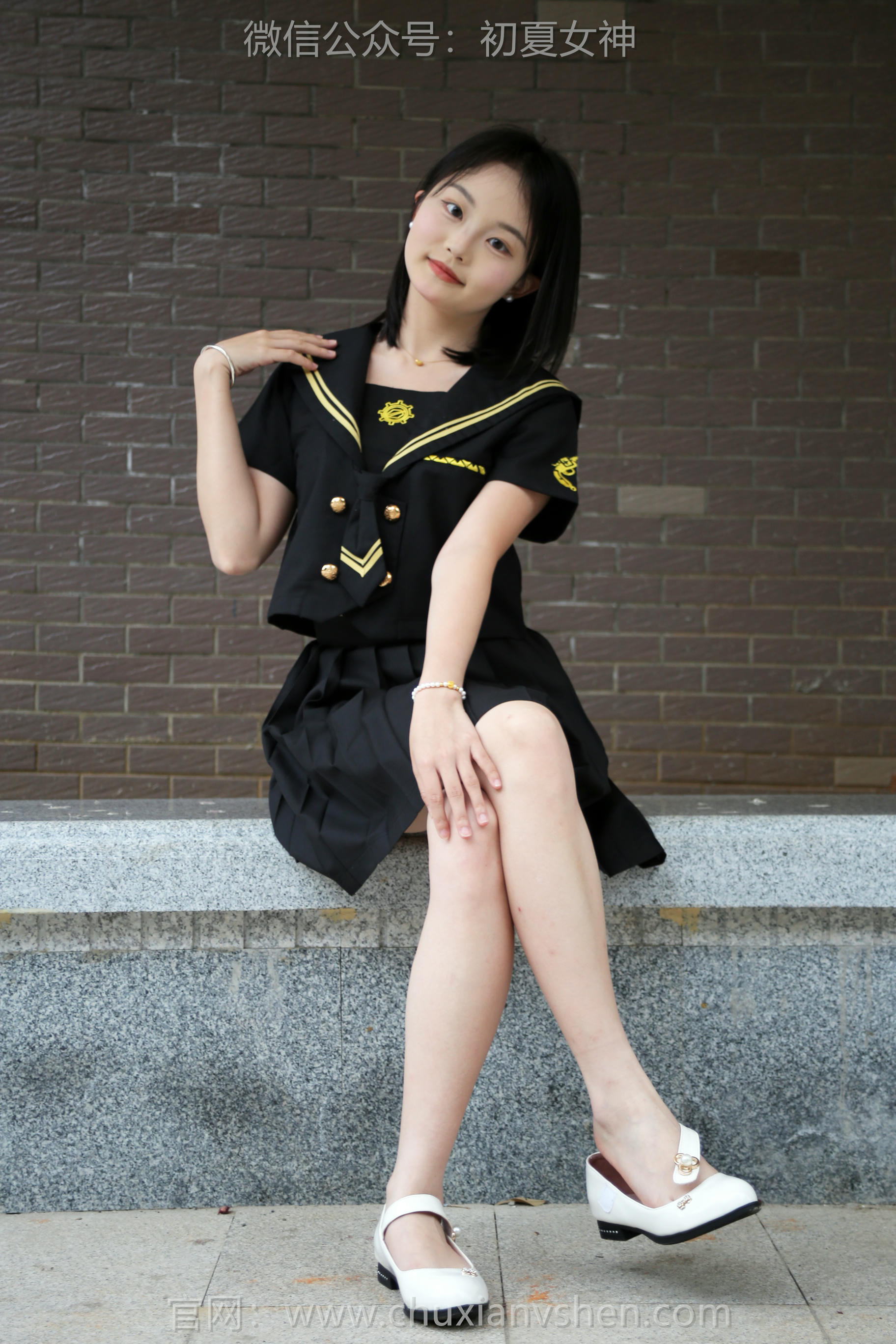 初夏女神 NO.207 双双 黑系水手服 [100P1V-3.45GB]_第2集