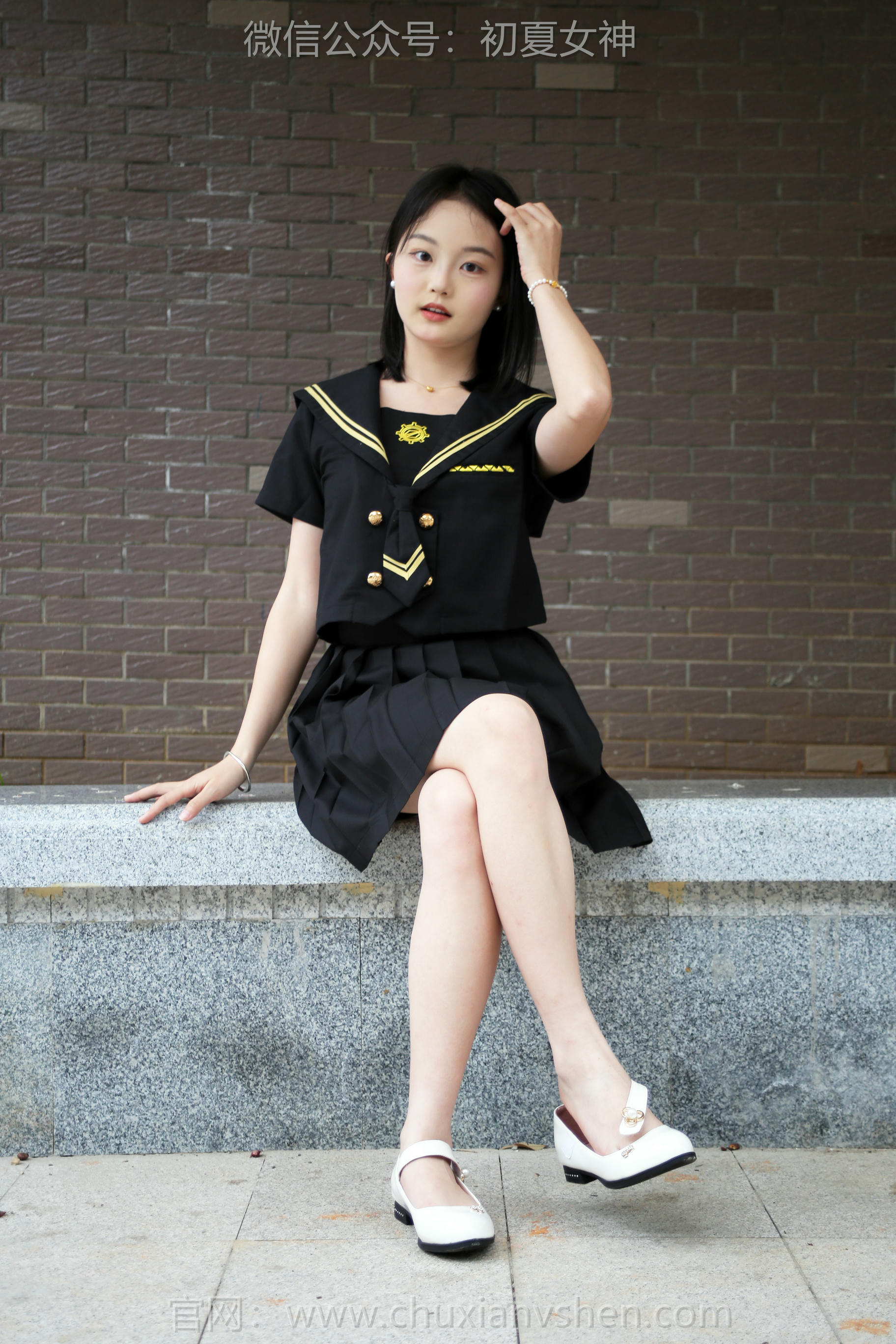 初夏女神 NO.207 双双 黑系水手服 [100P1V-3.45GB]_第2集