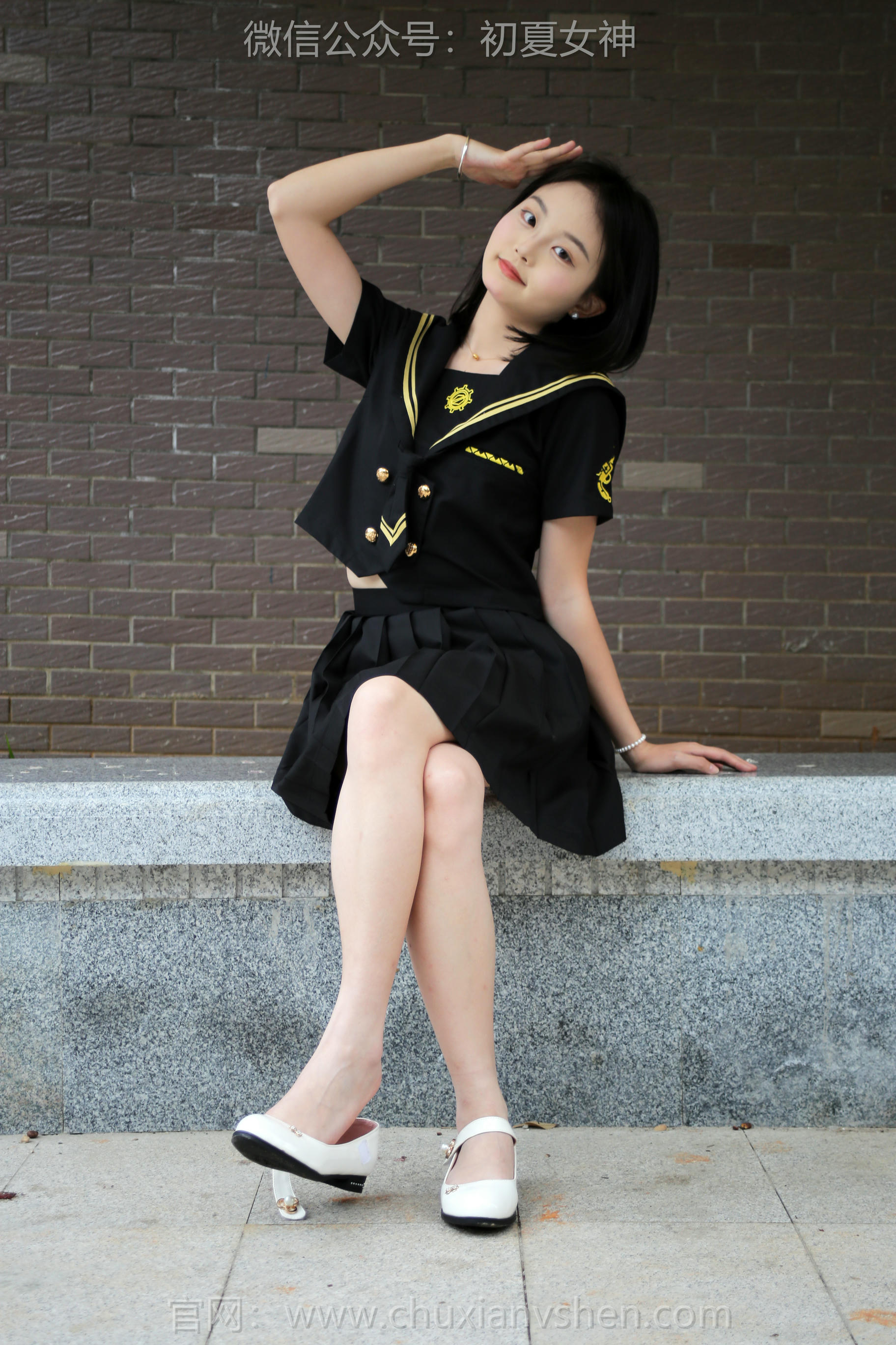 初夏女神 NO.207 双双 黑系水手服 [100P1V-3.45GB]_第2集