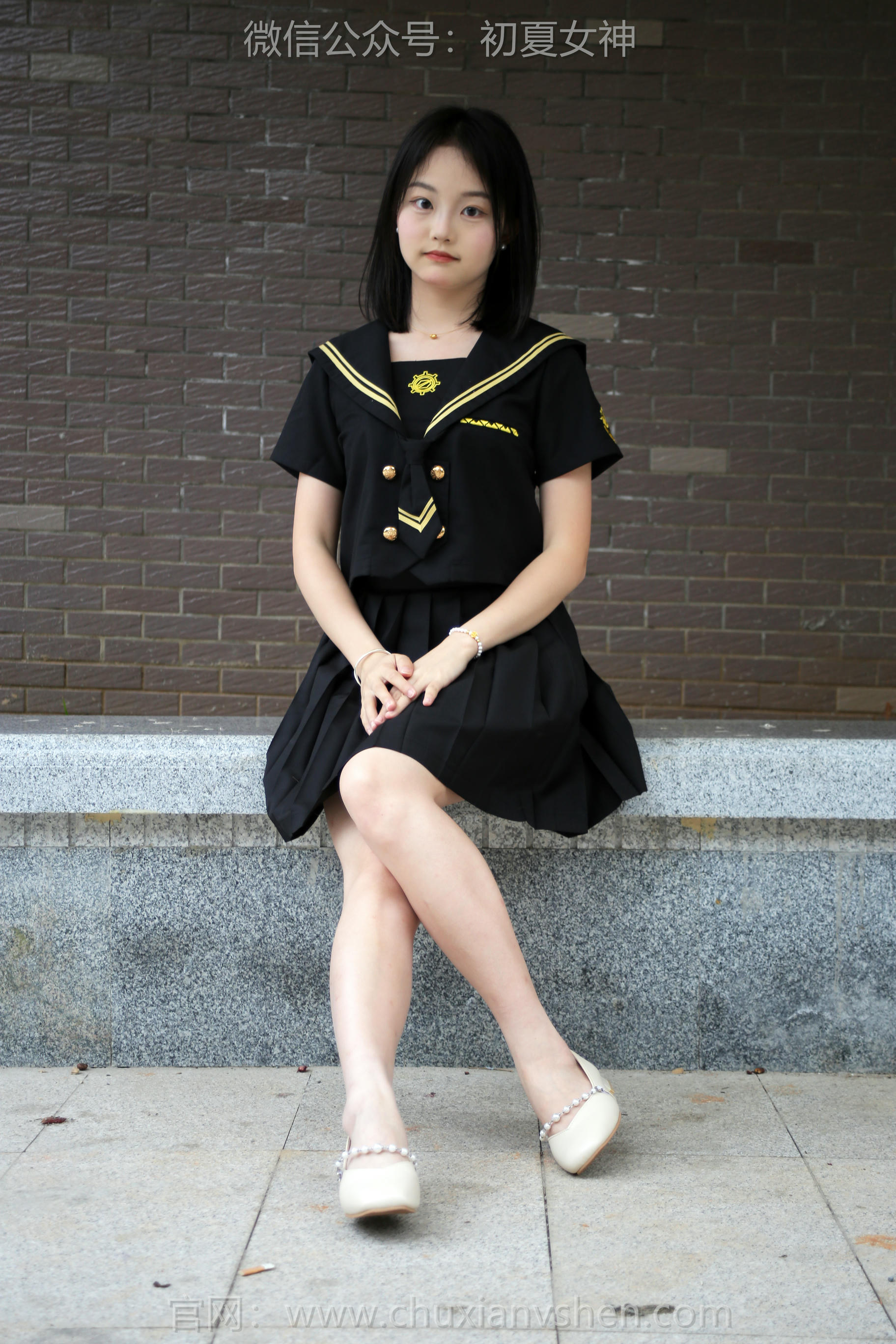 初夏女神 NO.207 双双 黑系水手服 [100P1V-3.45GB]_第2集