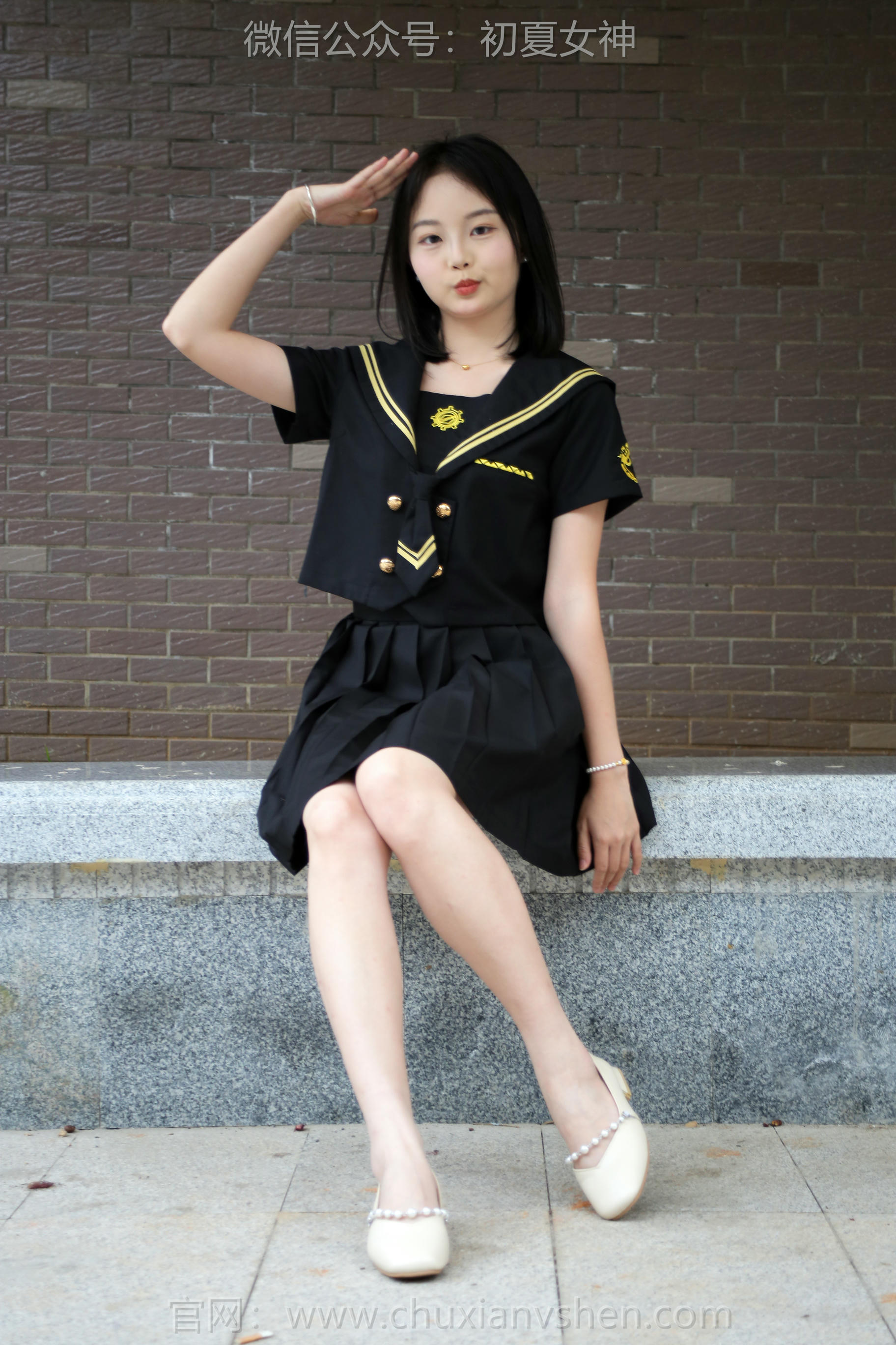 初夏女神 NO.207 双双 黑系水手服 [100P1V-3.45GB]_第3集