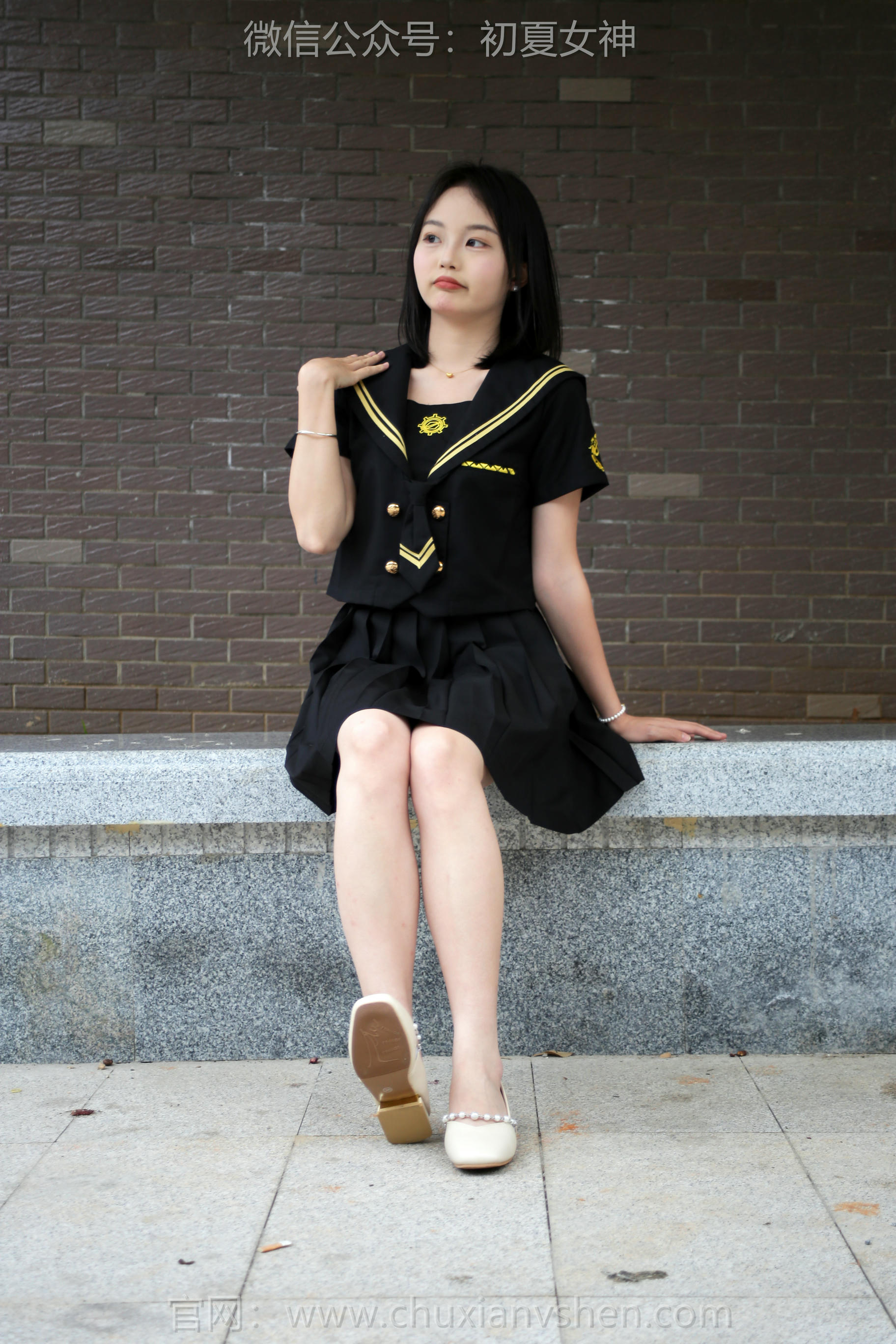 初夏女神 NO.207 双双 黑系水手服 [100P1V-3.45GB]_第3集