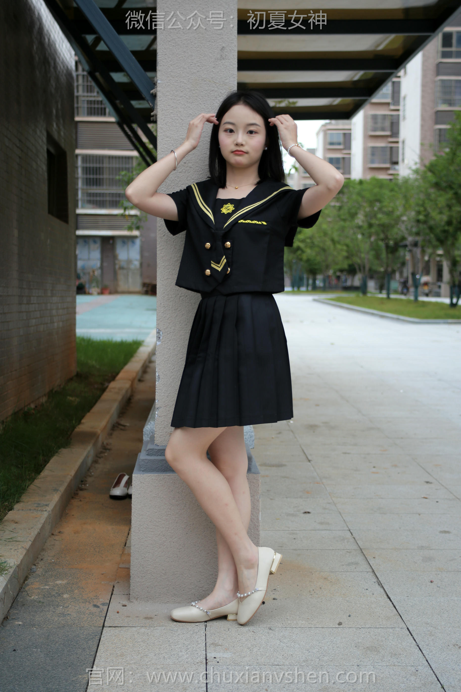 初夏女神 NO.207 双双 黑系水手服 [100P1V-3.45GB]_第3集