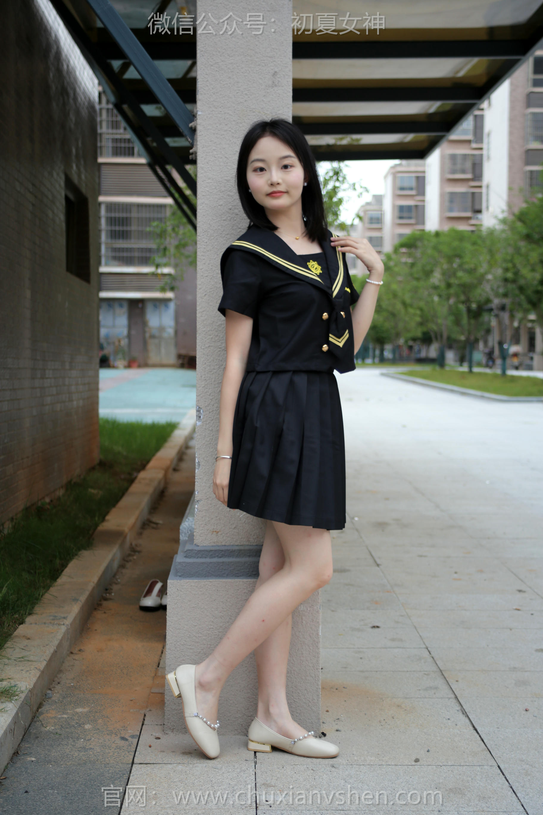 初夏女神 NO.207 双双 黑系水手服 [100P1V-3.45GB]_第3集