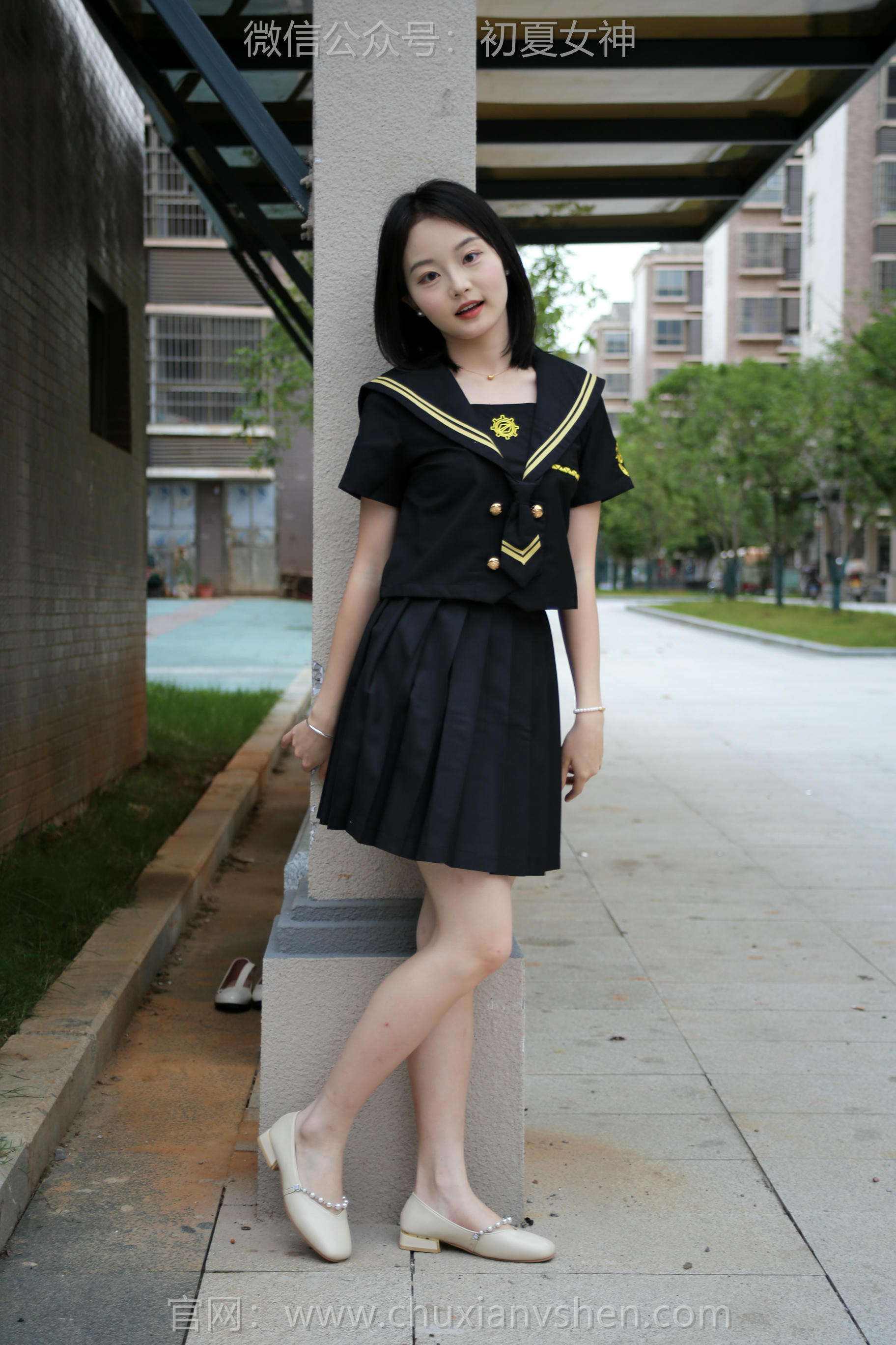 初夏女神 NO.207 双双 黑系水手服 [100P1V-3.45GB]_第3集