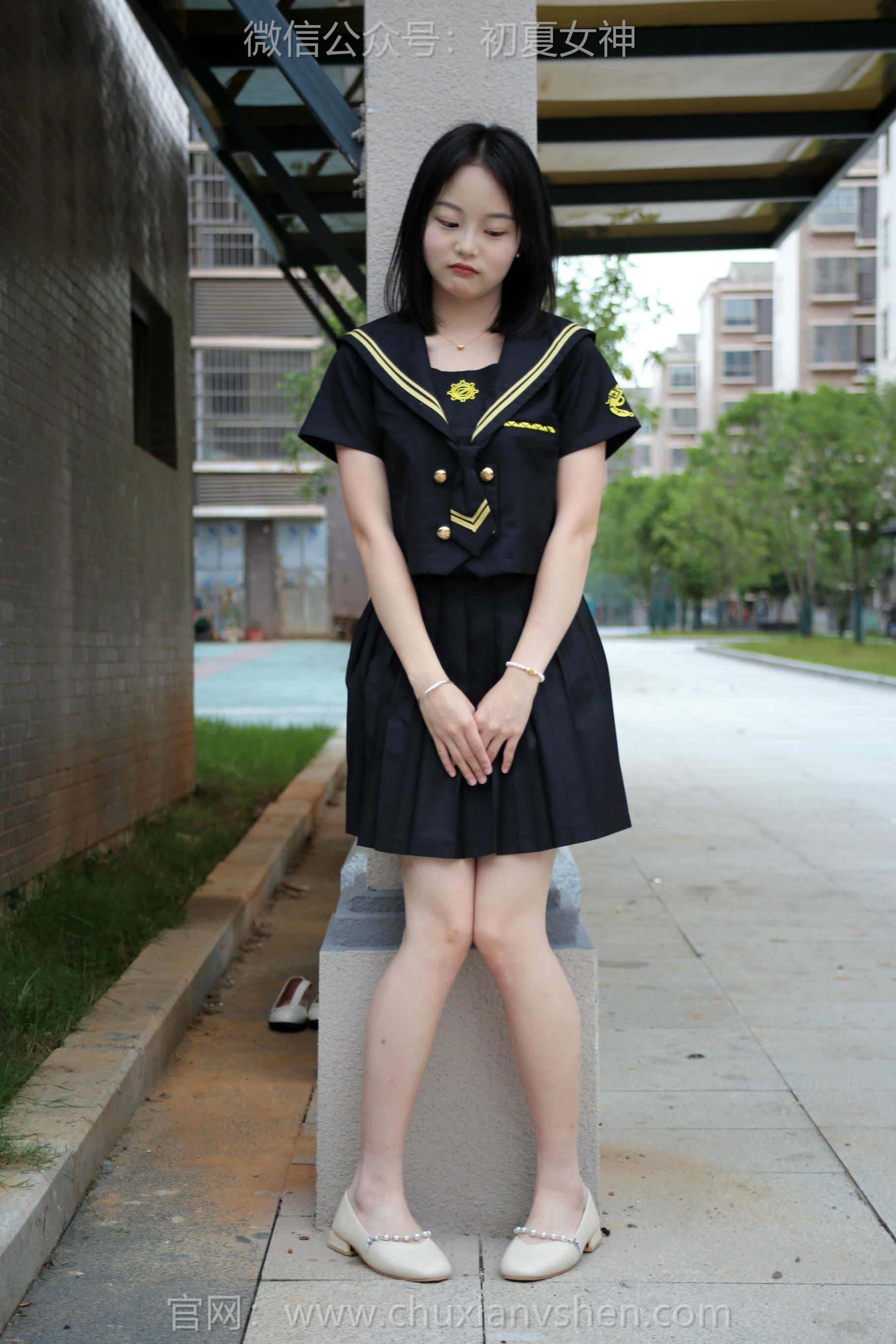 初夏女神 NO.207 双双 黑系水手服 [100P1V-3.45GB]_第3集