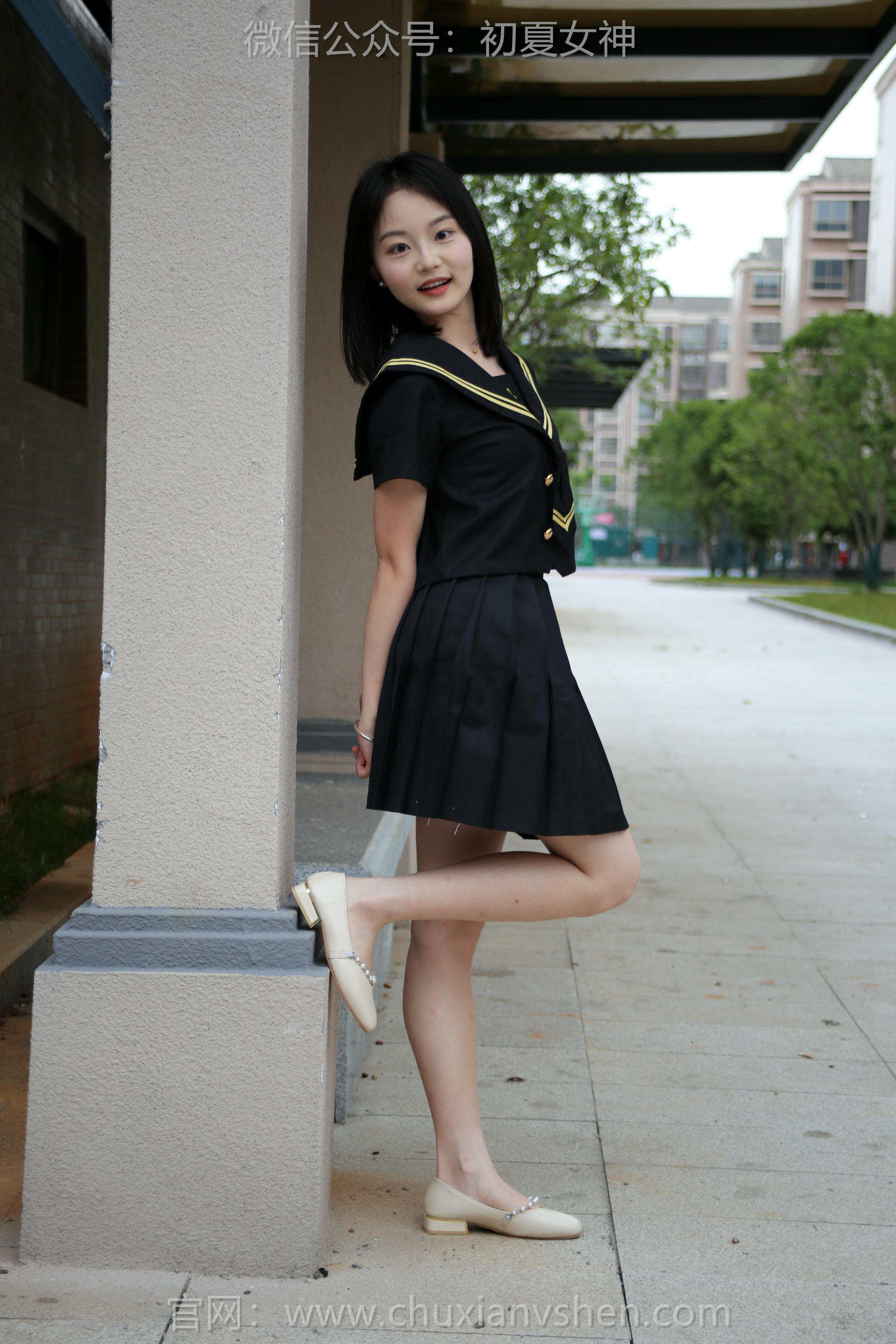 初夏女神 NO.207 双双 黑系水手服 [100P1V-3.45GB]_第3集