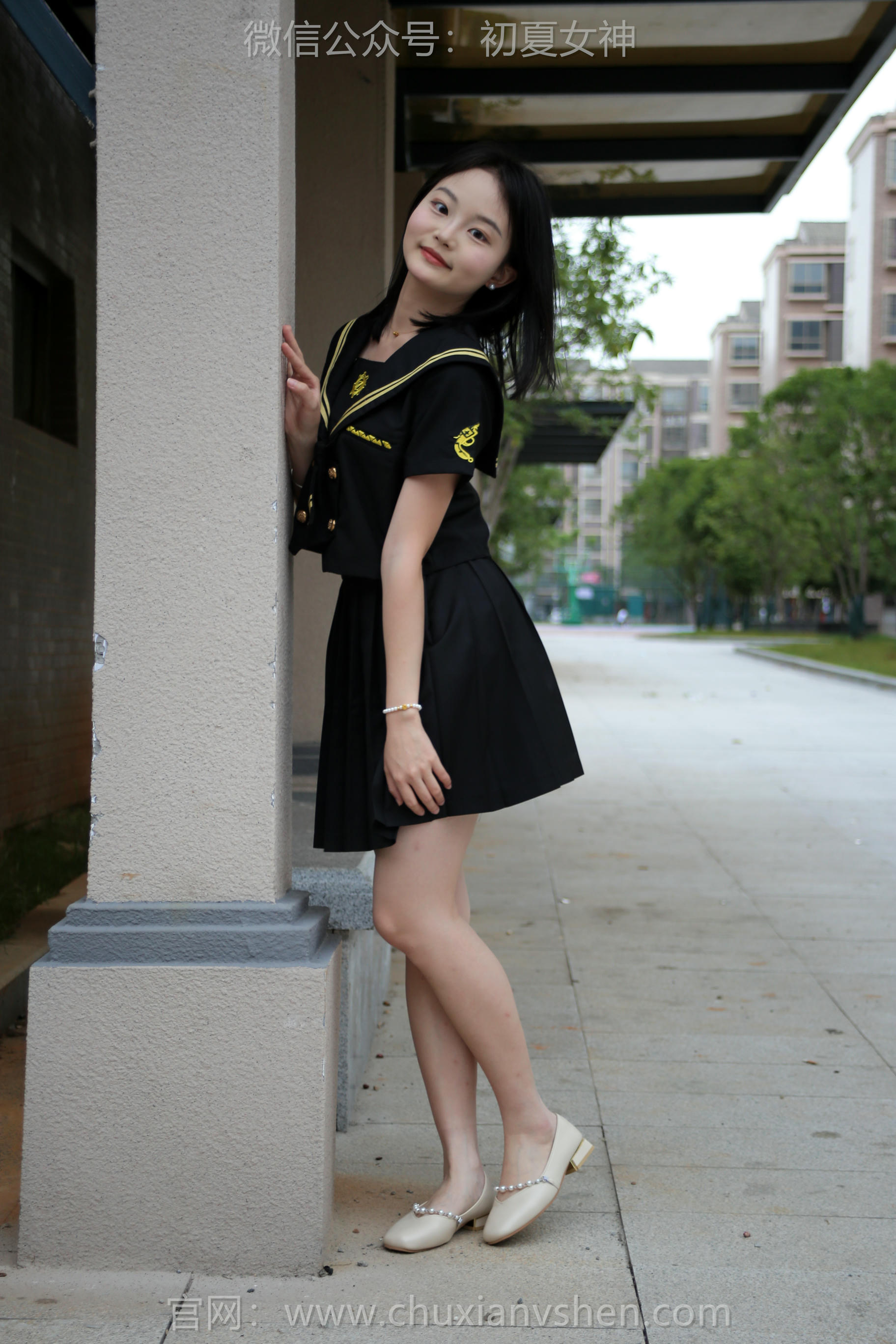 初夏女神 NO.207 双双 黑系水手服 [100P1V-3.45GB]_第3集