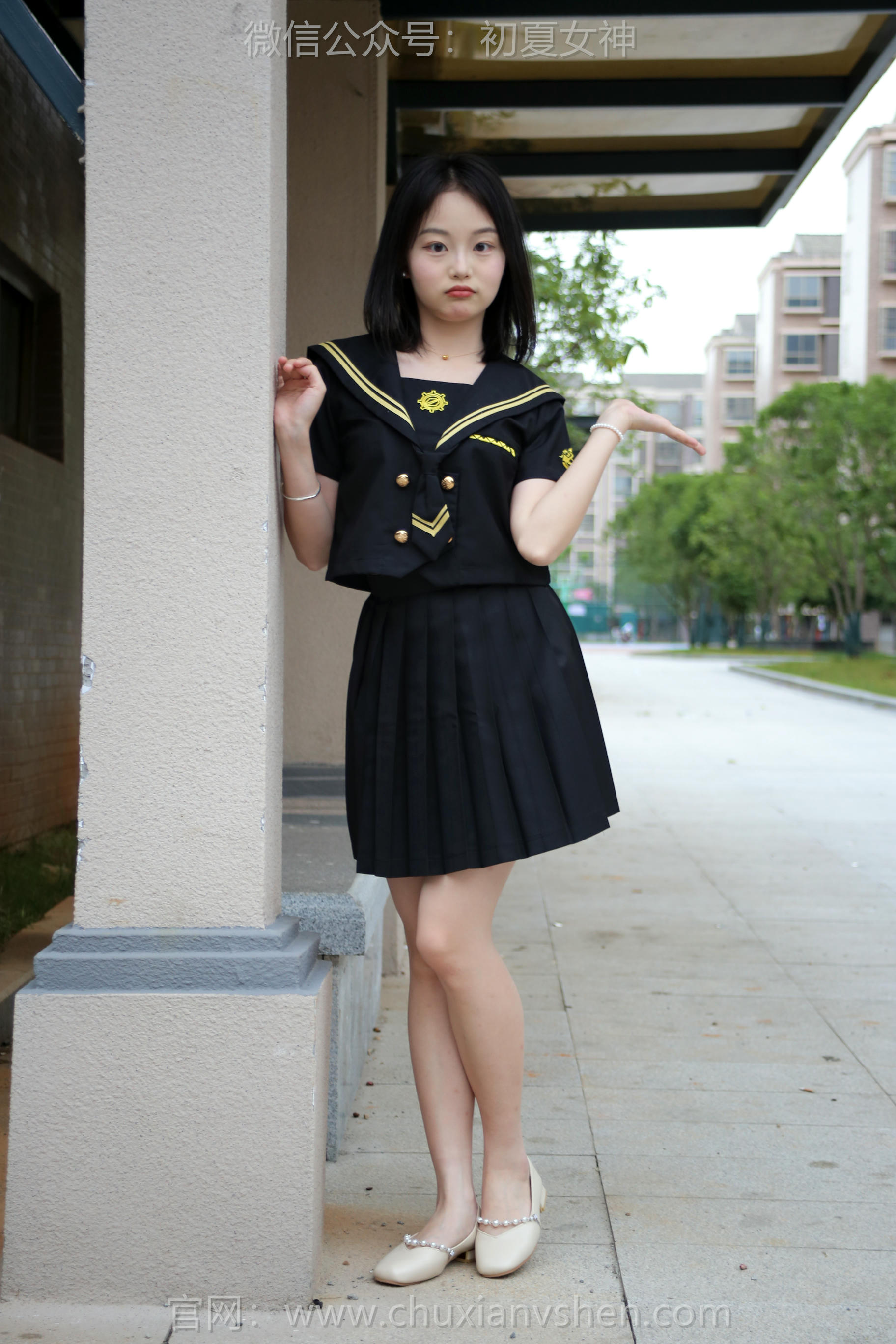 初夏女神 NO.207 双双 黑系水手服 [100P1V-3.45GB]_第3集