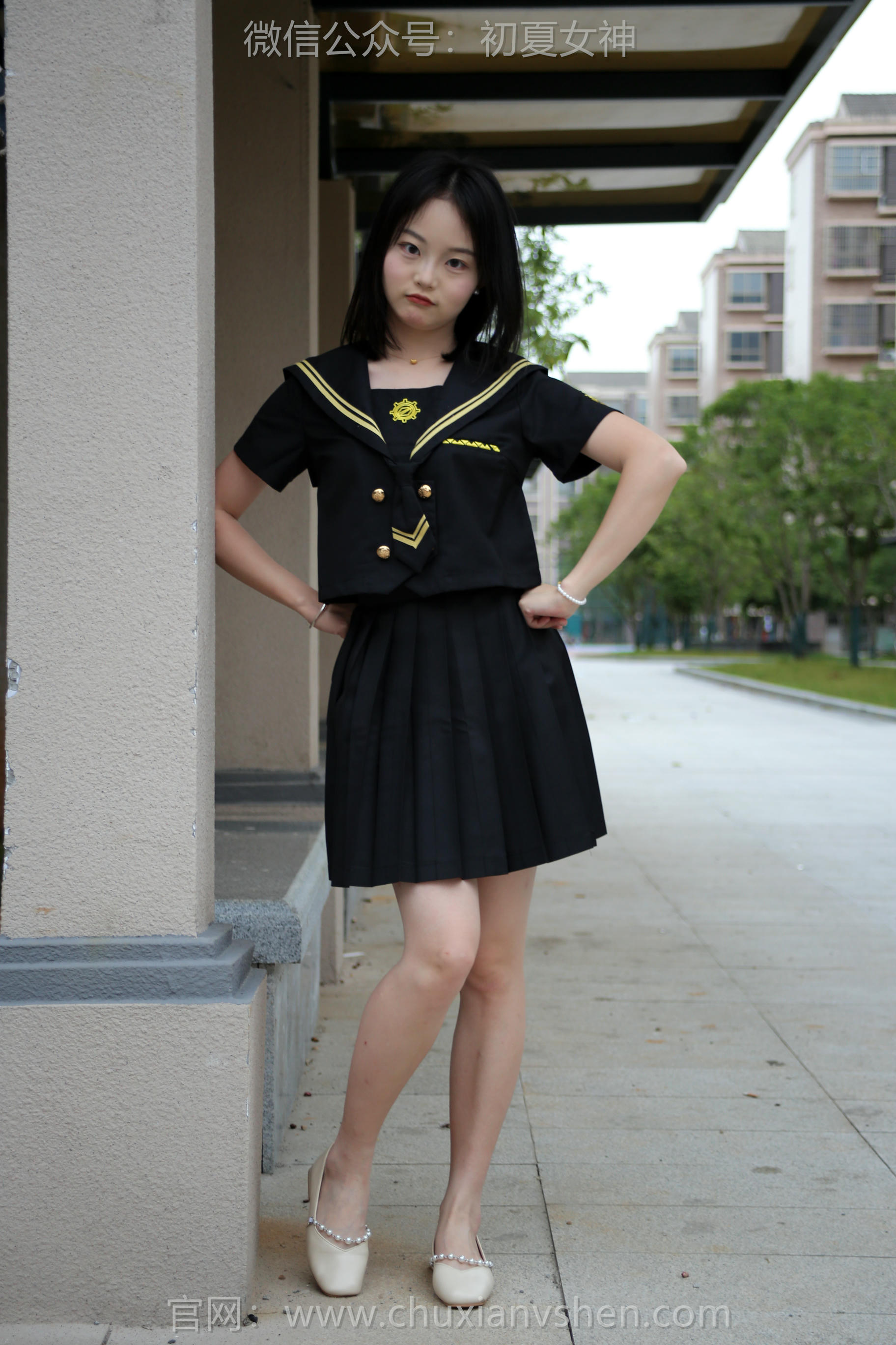 初夏女神 NO.207 双双 黑系水手服 [100P1V-3.45GB]_第3集