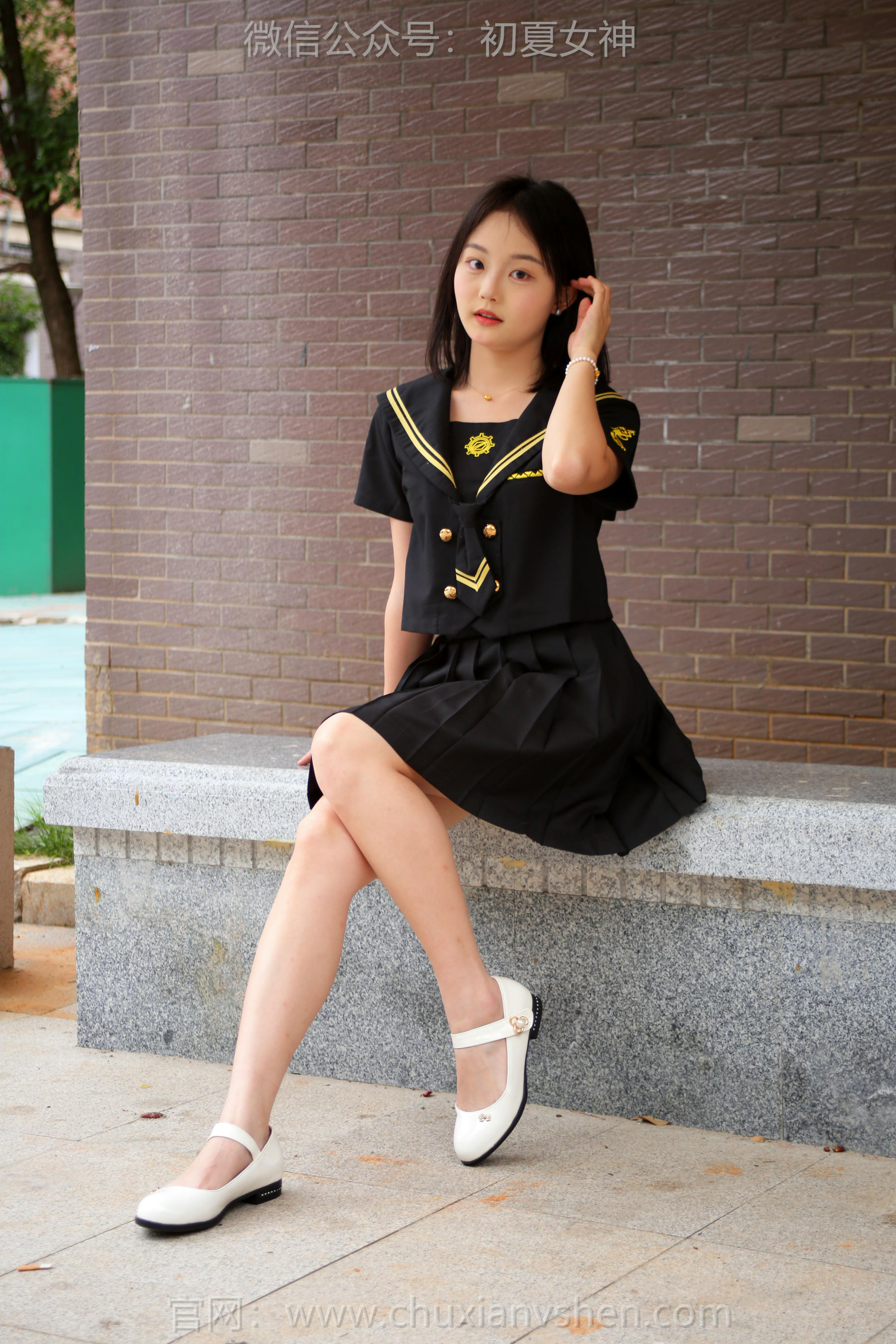 初夏女神 NO.207 双双 黑系水手服 [100P1V-3.45GB]_第1集