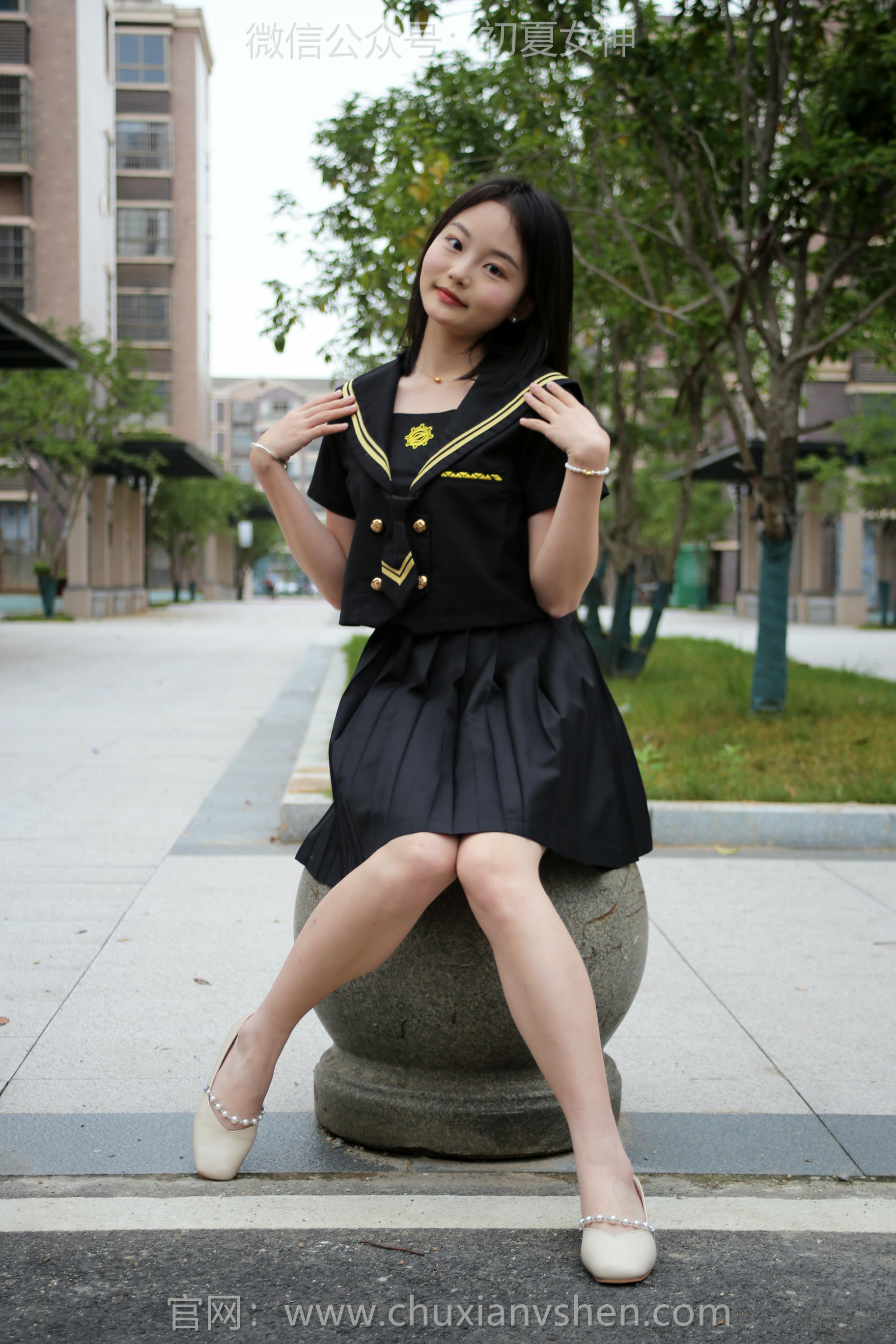 初夏女神 NO.207 双双 黑系水手服 [100P1V-3.45GB]_第4集