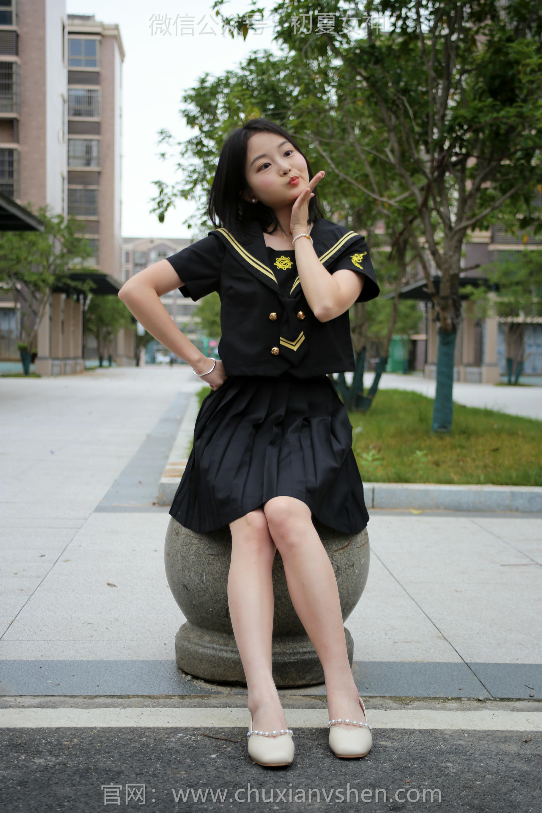 初夏女神 NO.207 双双 黑系水手服 [100P1V-3.45GB]_第4集