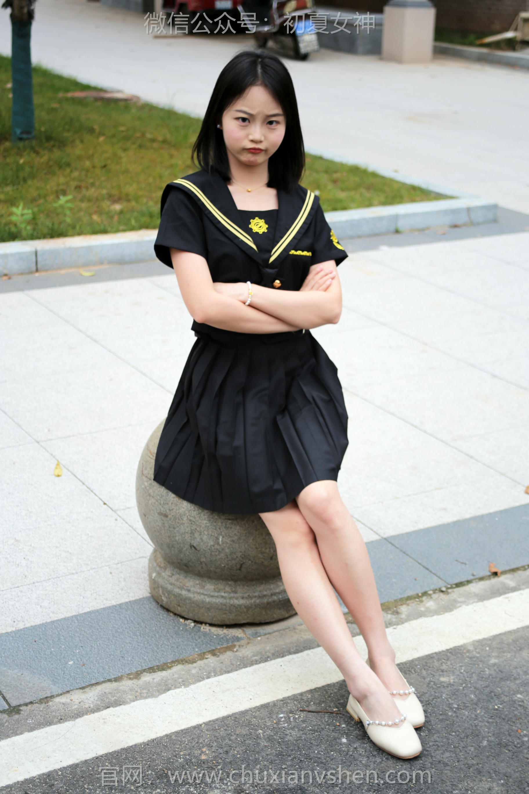 初夏女神 NO.207 双双 黑系水手服 [100P1V-3.45GB]_第4集