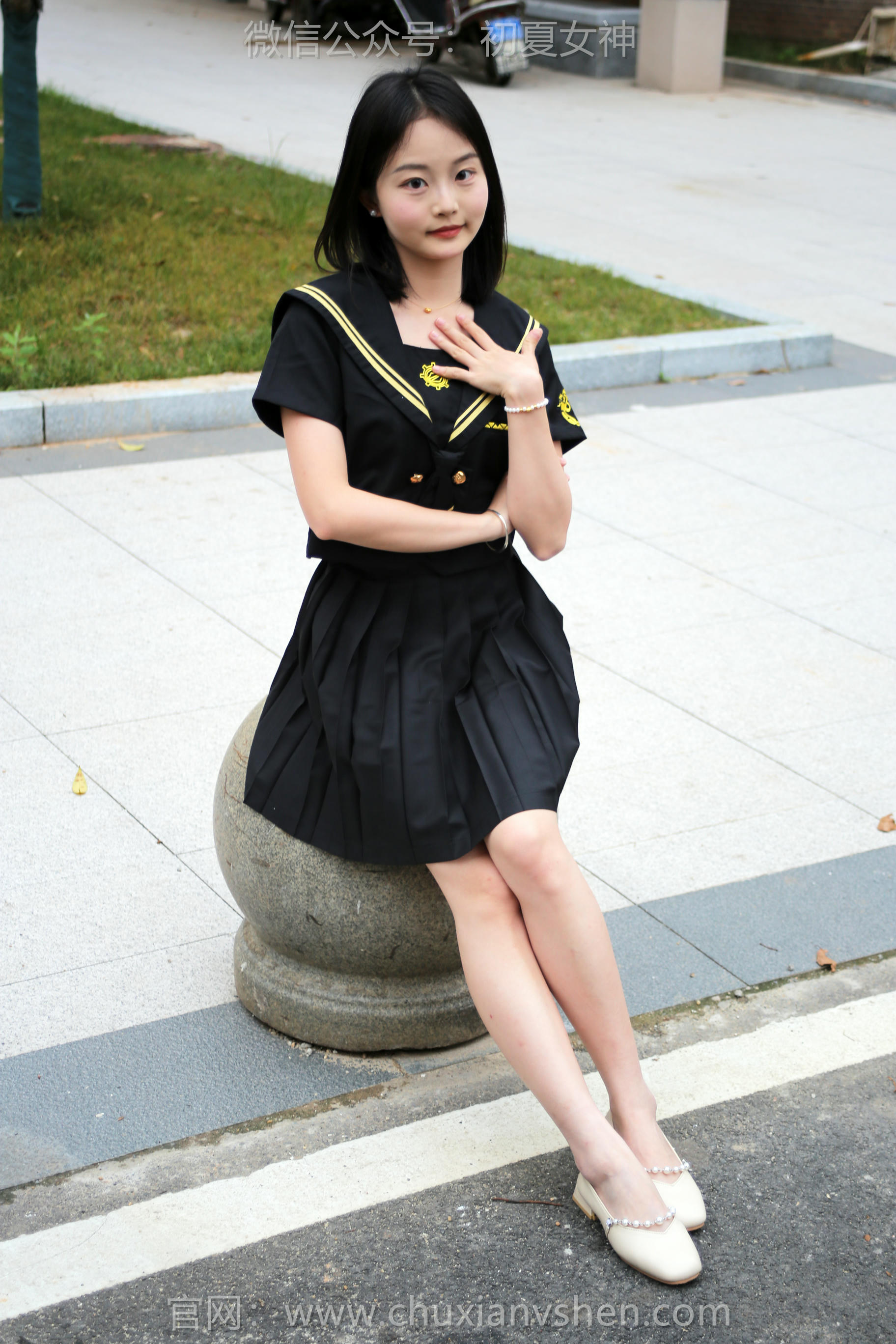 初夏女神 NO.207 双双 黑系水手服 [100P1V-3.45GB]_第4集