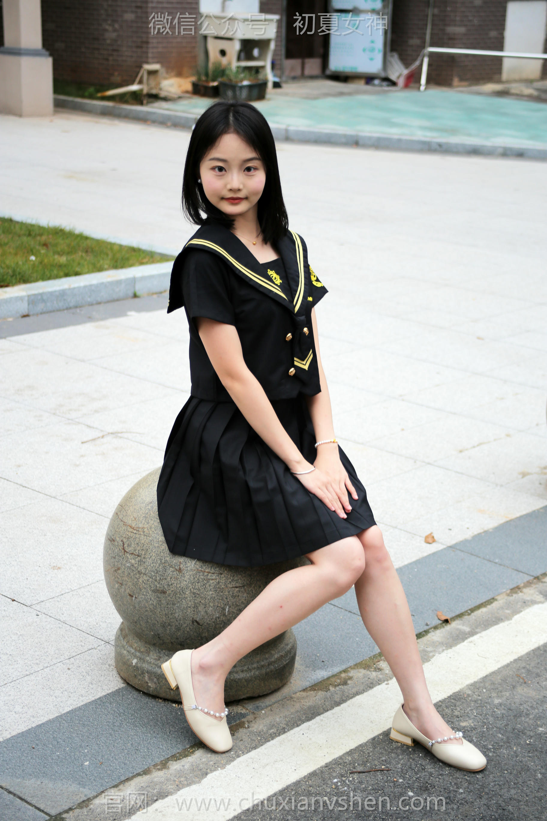 初夏女神 NO.207 双双 黑系水手服 [100P1V-3.45GB]_第4集