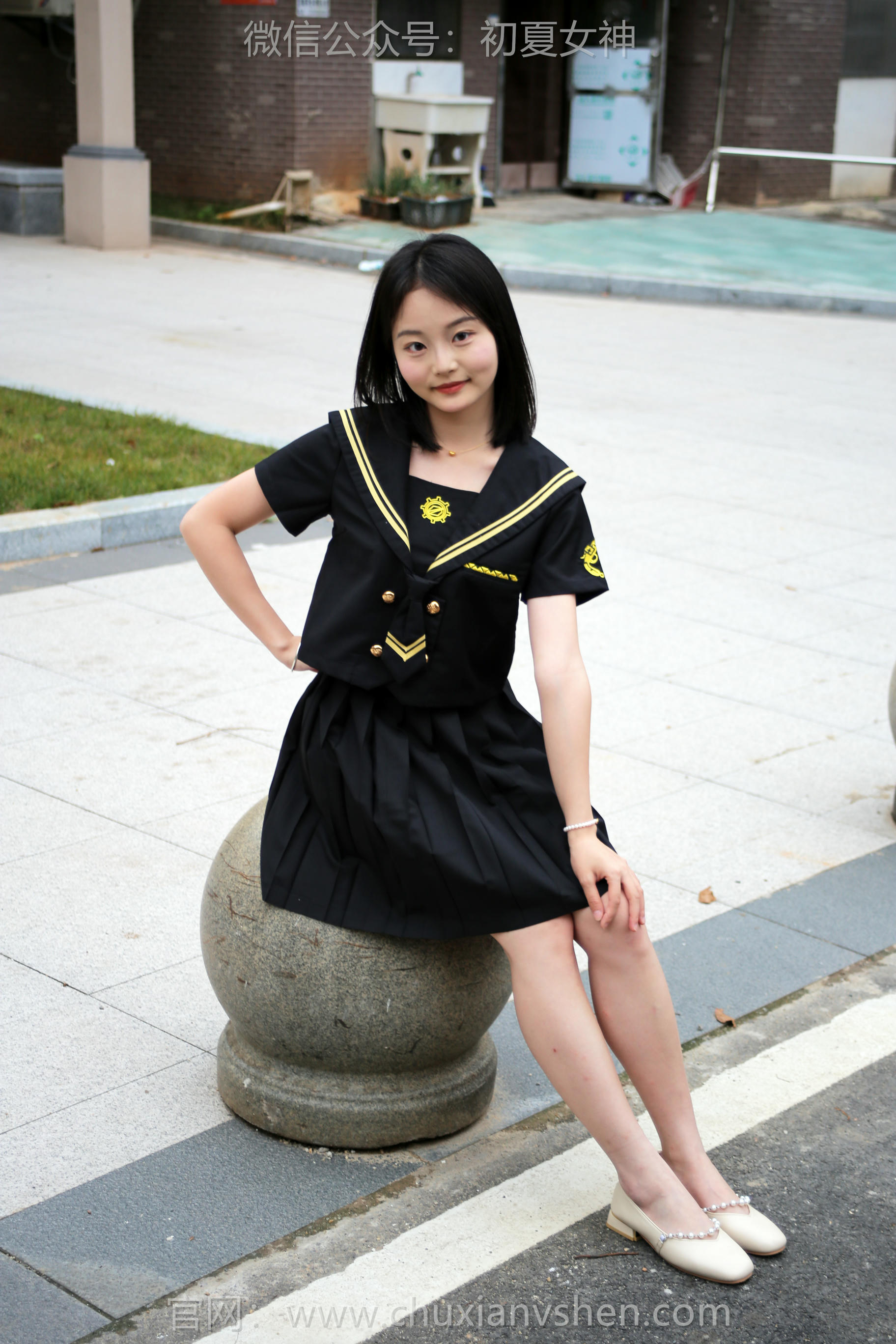 初夏女神 NO.207 双双 黑系水手服 [100P1V-3.45GB]_第4集