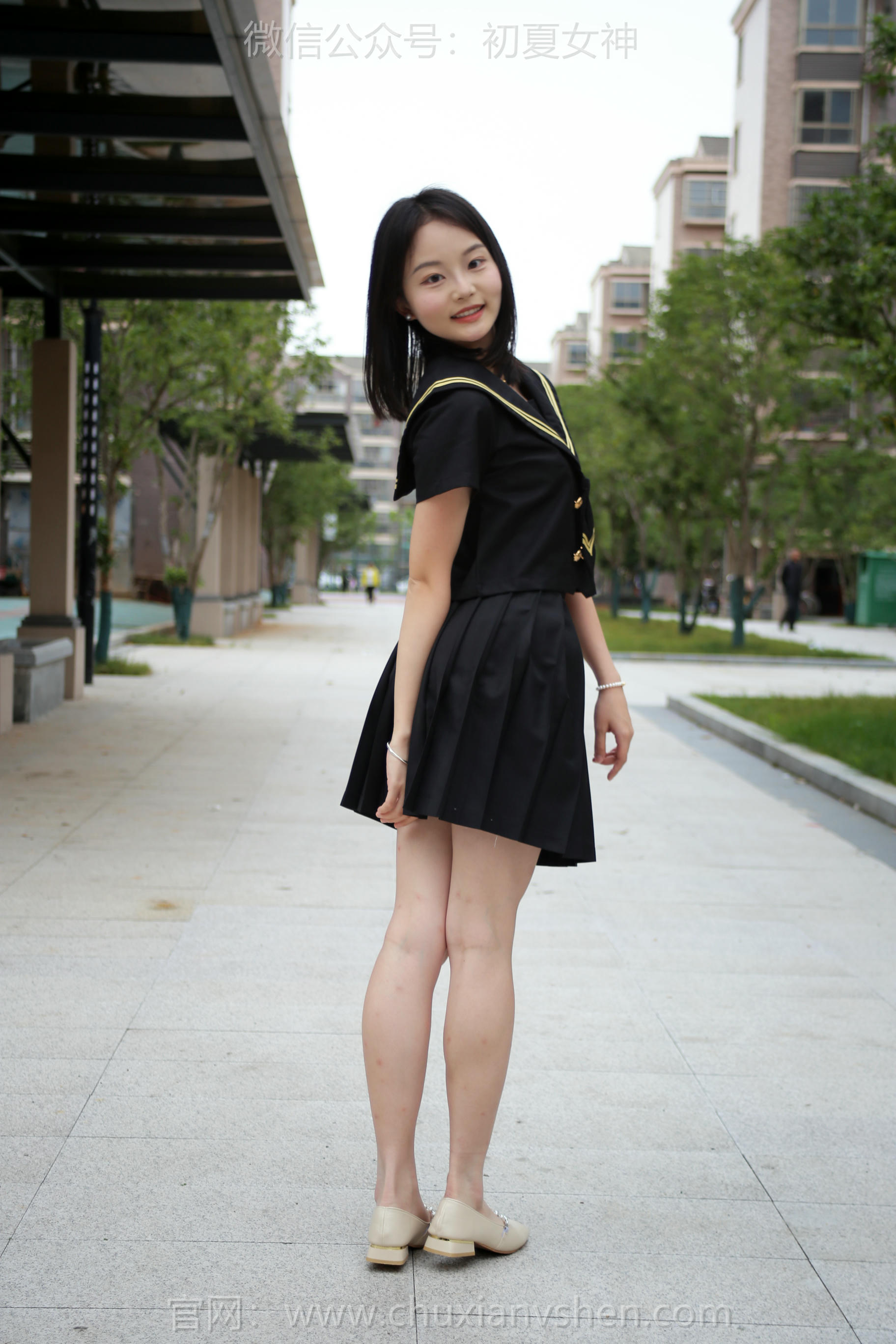 初夏女神 NO.207 双双 黑系水手服 [100P1V-3.45GB]_第4集