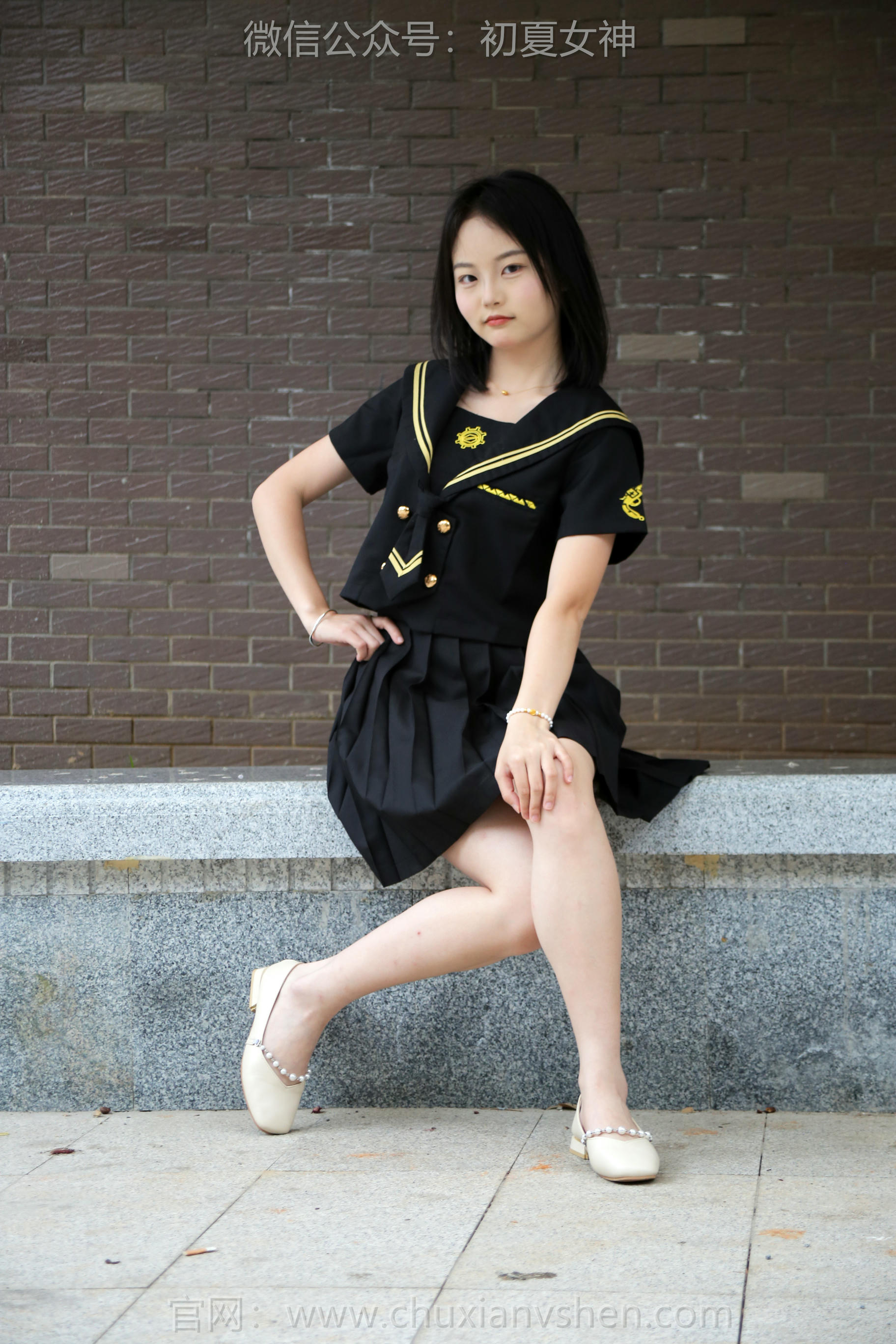 初夏女神 NO.207 双双 黑系水手服 [100P1V-3.45GB]_第4集