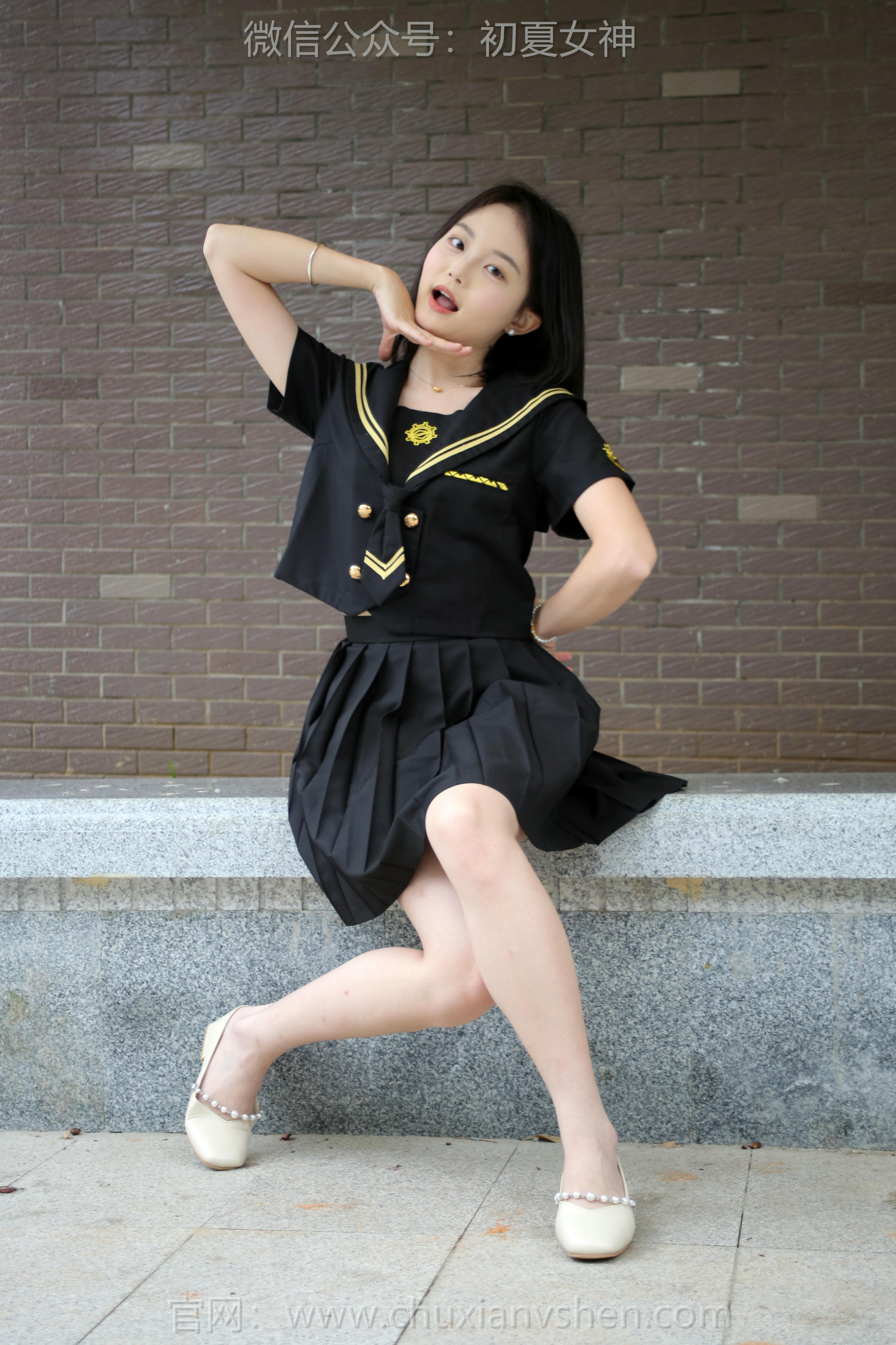 初夏女神 NO.207 双双 黑系水手服 [100P1V-3.45GB]_第4集