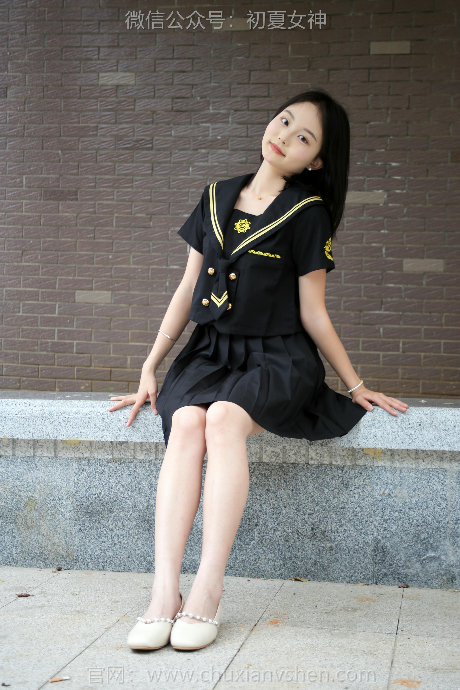 初夏女神 NO.207 双双 黑系水手服 [100P1V-3.45GB]_第5集