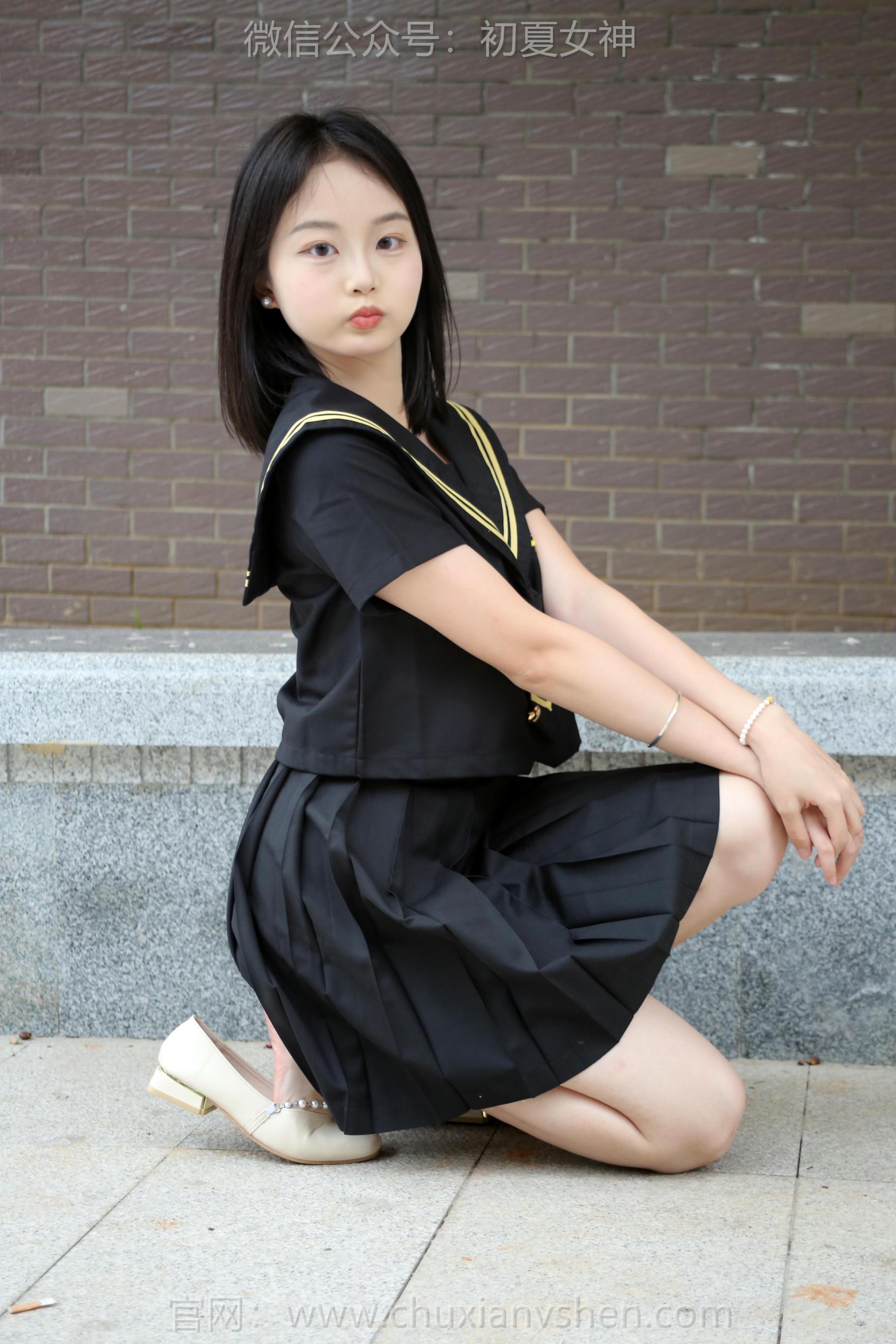 初夏女神 NO.207 双双 黑系水手服 [100P1V-3.45GB]_第5集