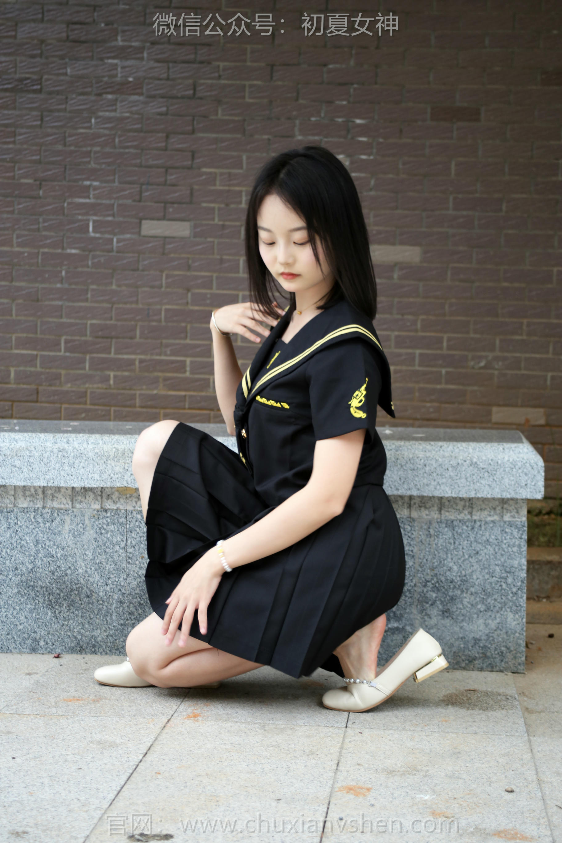 初夏女神 NO.207 双双 黑系水手服 [100P1V-3.45GB]_第5集