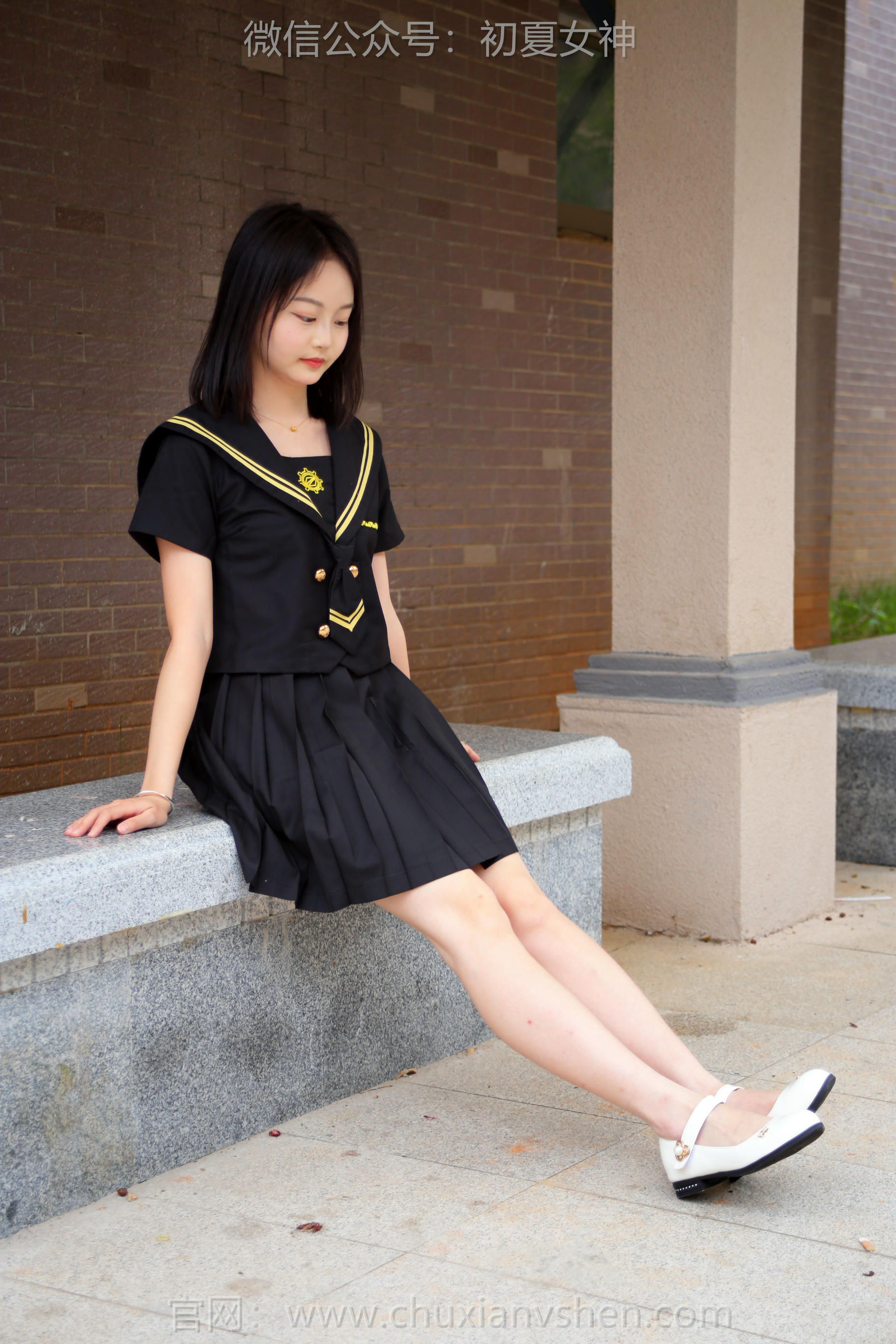 初夏女神 NO.207 双双 黑系水手服 [100P1V-3.45GB]_第1集