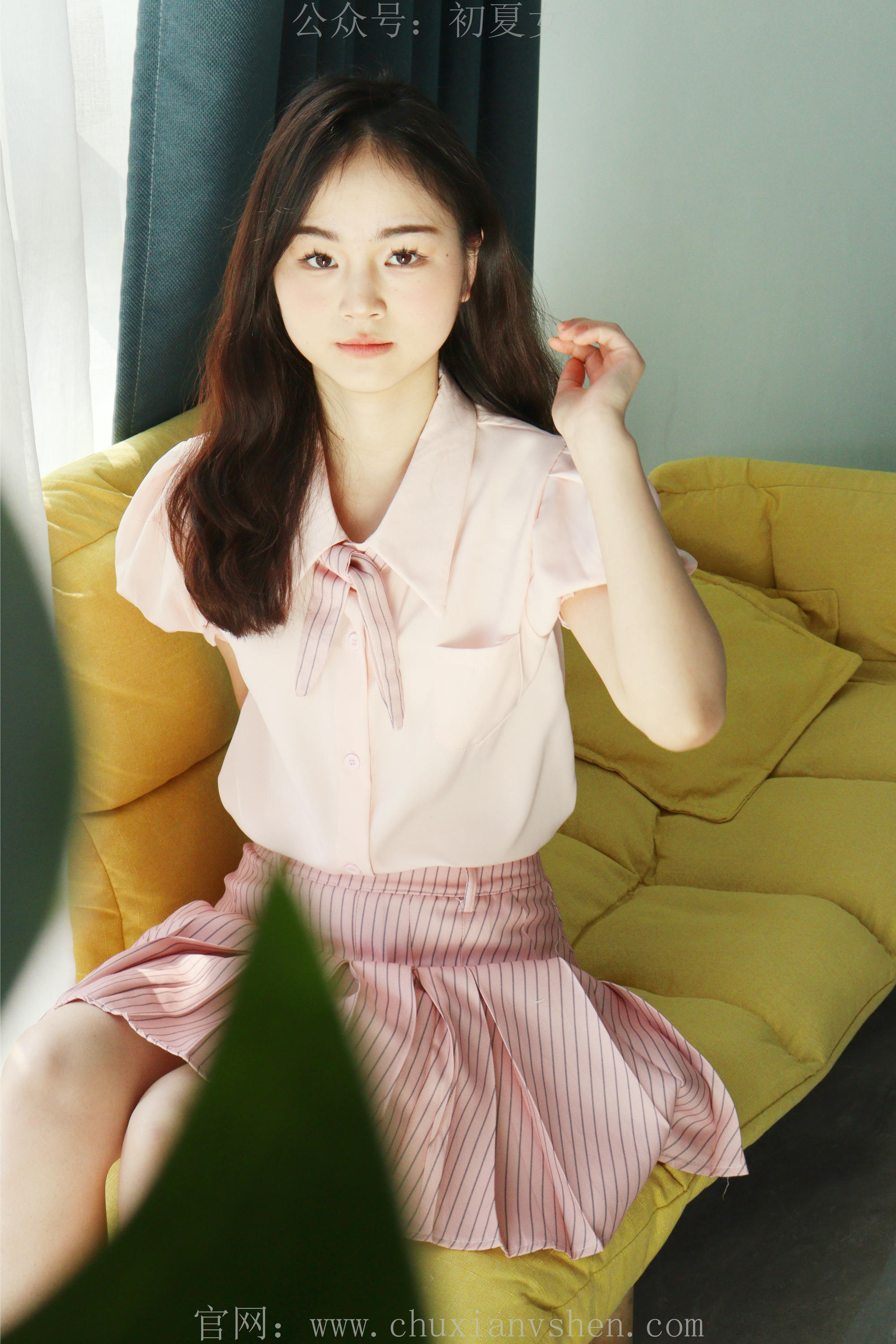 初夏女神 NO.230 十一~粉色S码休闲JK搭白色高跟鞋 [97P1V 6.40 GB]_第3集