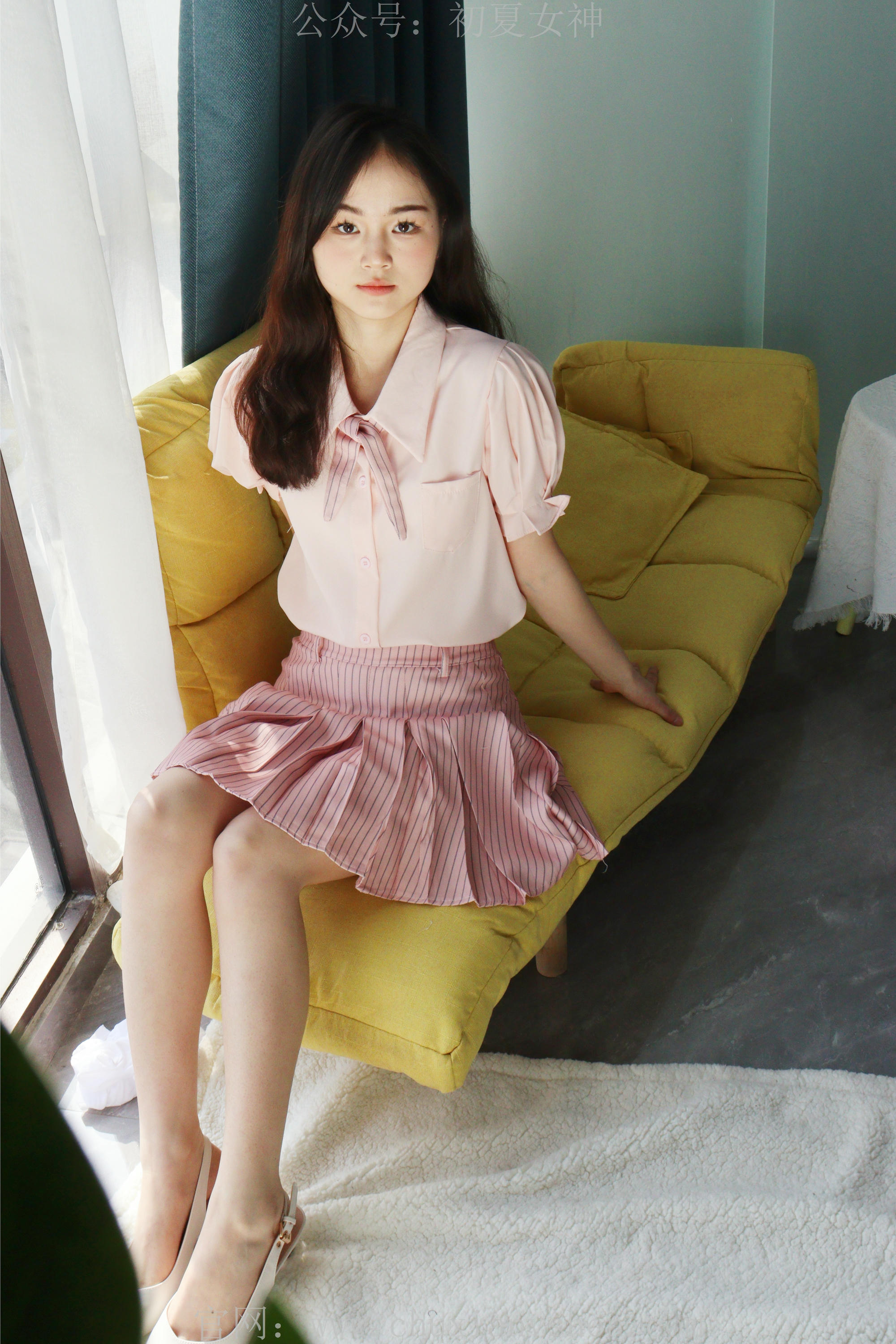 初夏女神 NO.230 十一~粉色S码休闲JK搭白色高跟鞋 [97P1V 6.40 GB]_第3集