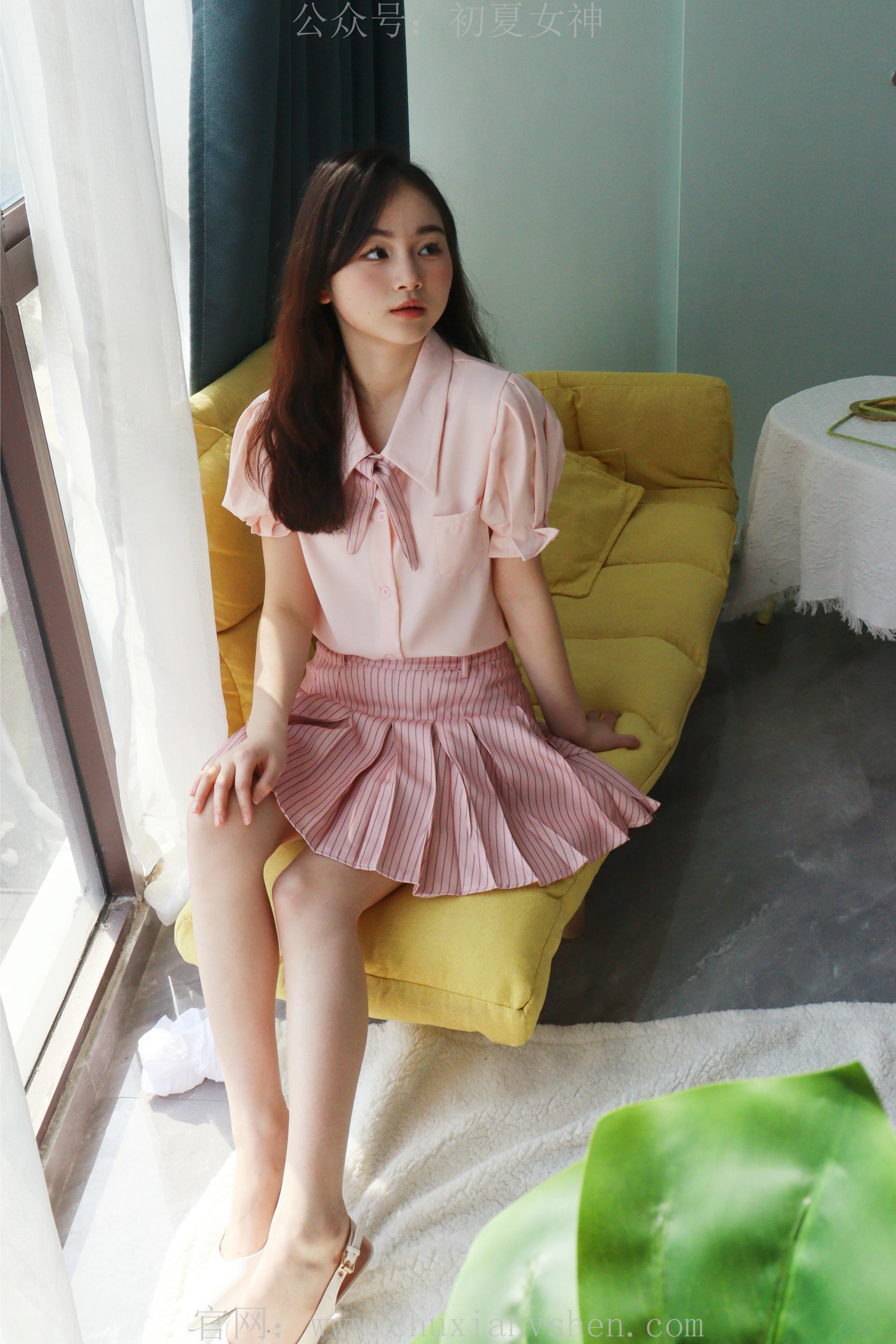 初夏女神 NO.230 十一~粉色S码休闲JK搭白色高跟鞋 [97P1V 6.40 GB]_第3集