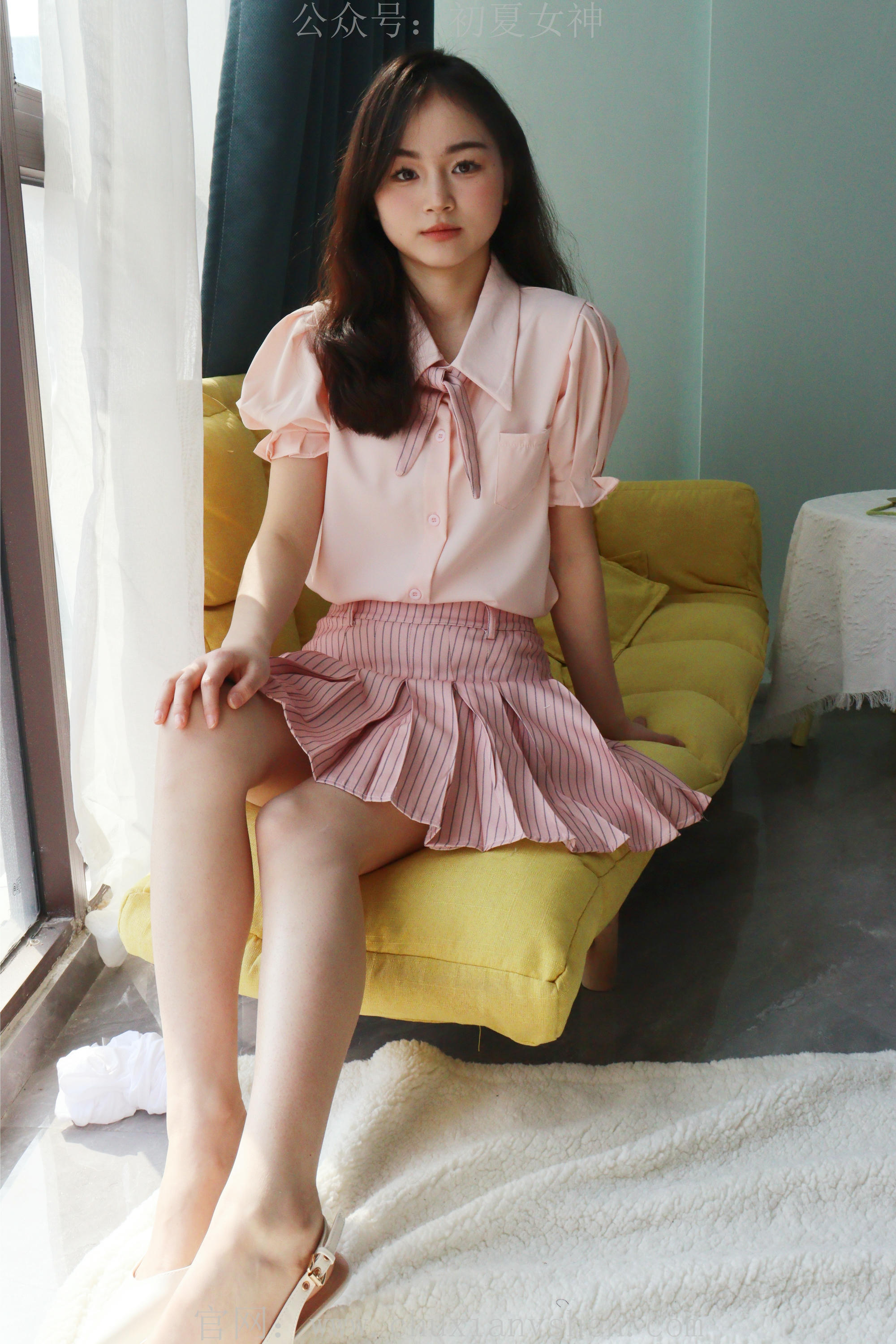 初夏女神 NO.230 十一~粉色S码休闲JK搭白色高跟鞋 [97P1V 6.40 GB]_第3集