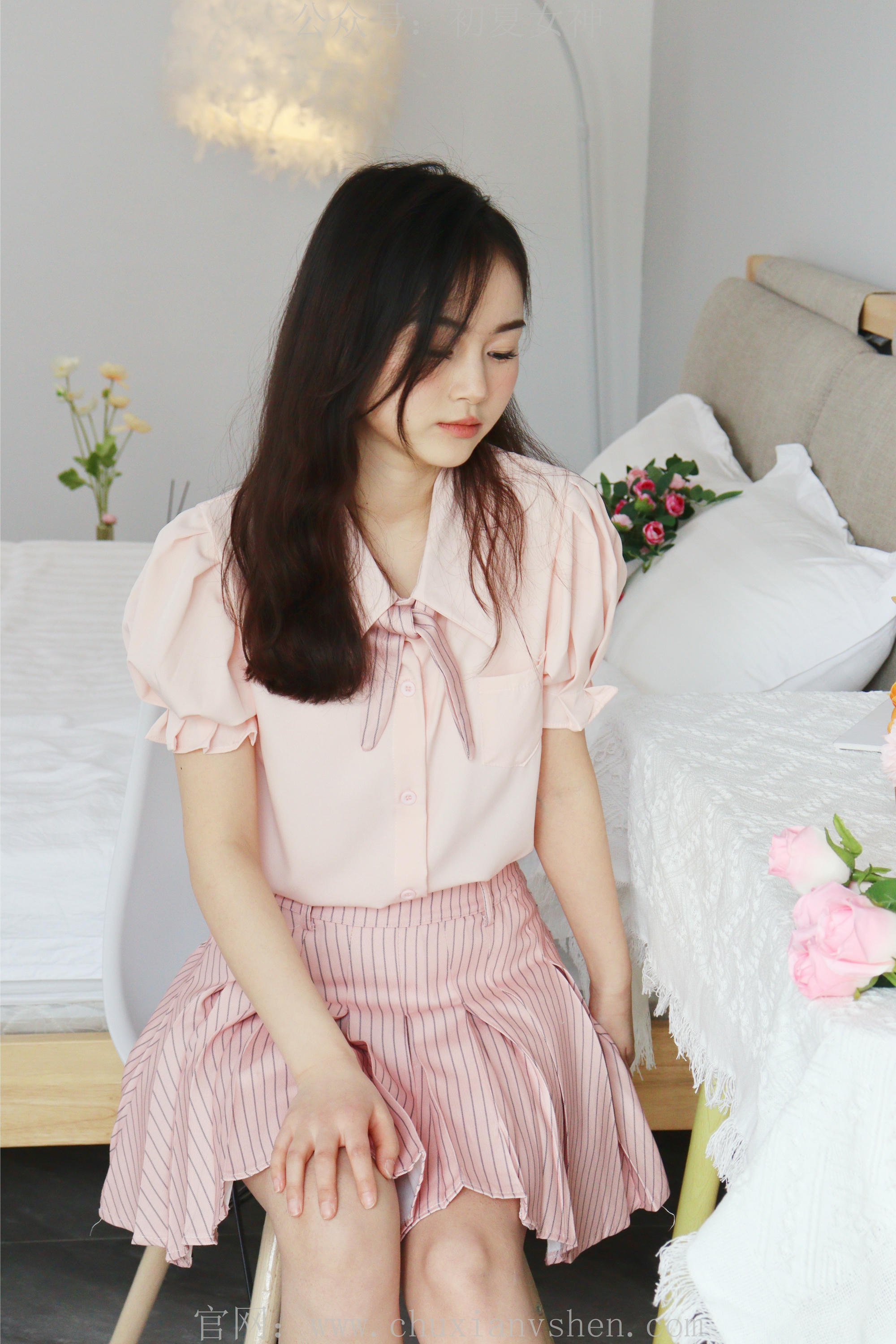 初夏女神 NO.230 十一~粉色S码休闲JK搭白色高跟鞋 [97P1V 6.40 GB]_第4集