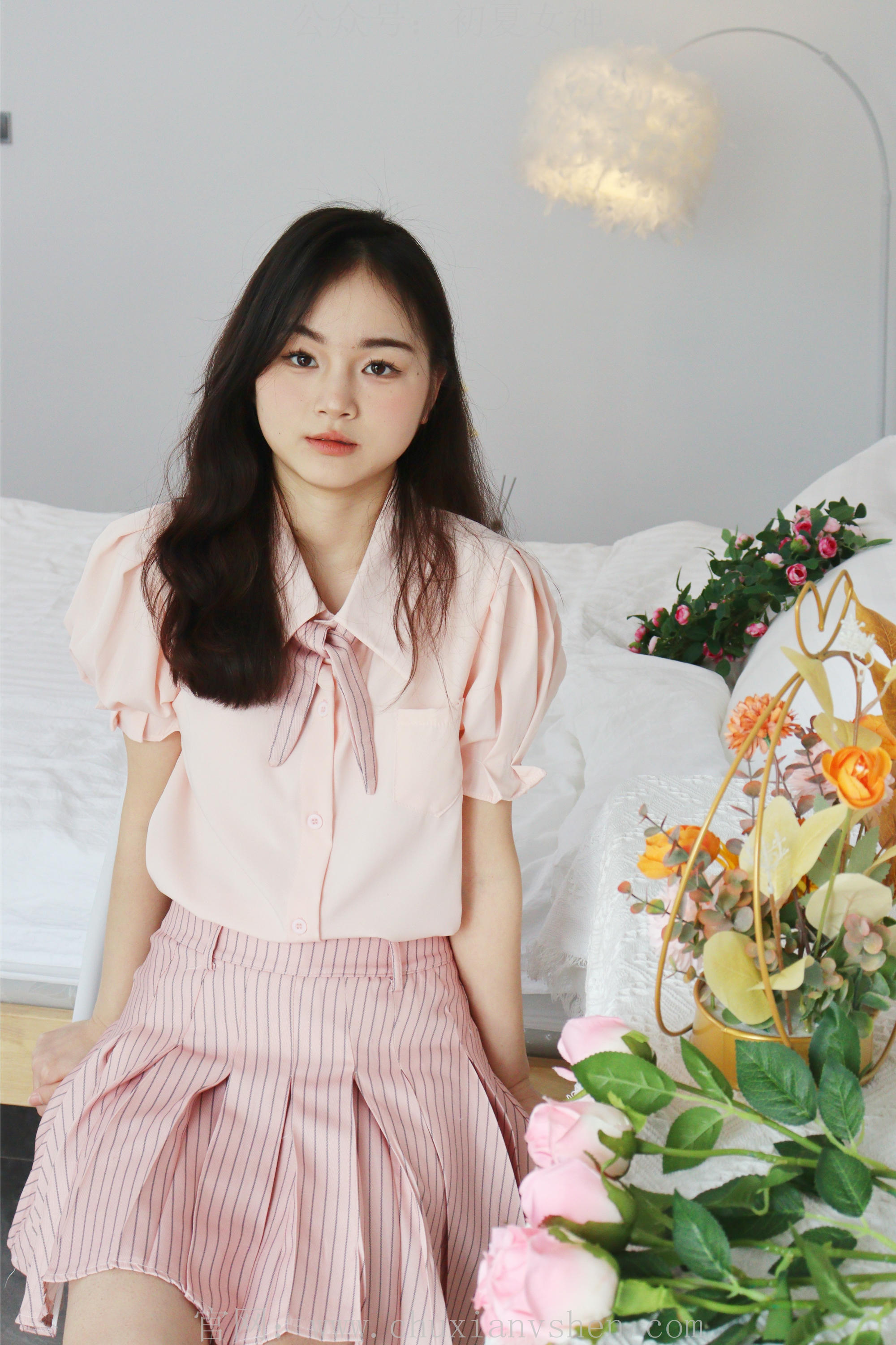 初夏女神 NO.230 十一~粉色S码休闲JK搭白色高跟鞋 [97P1V 6.40 GB]_第4集